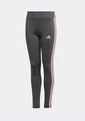 Adidas Girls' Training Equipment 3-Stripes Leggings