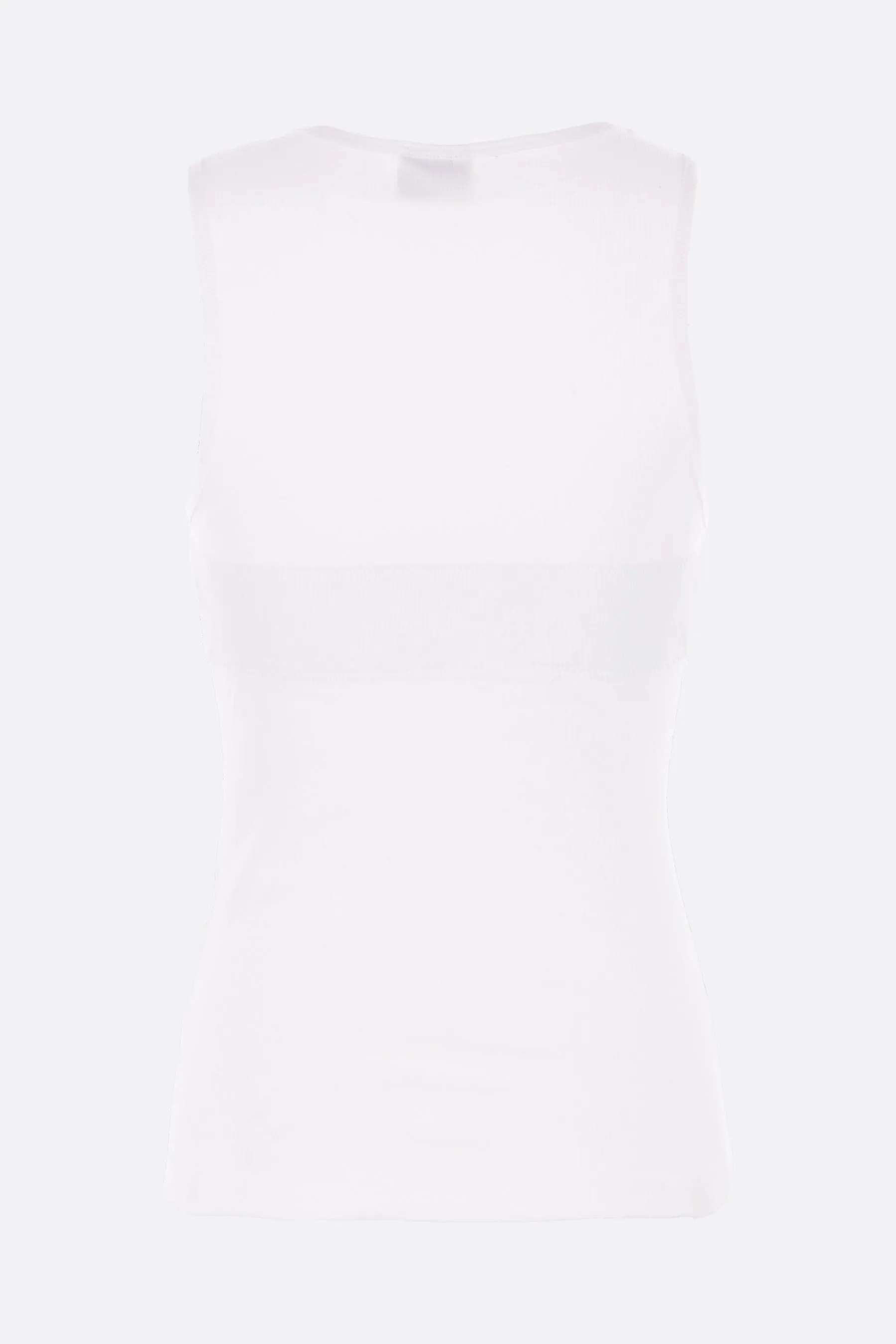 Balconette Bra tank top in rib jersey