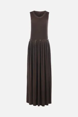 Duma sleeveless dress in rib jersey