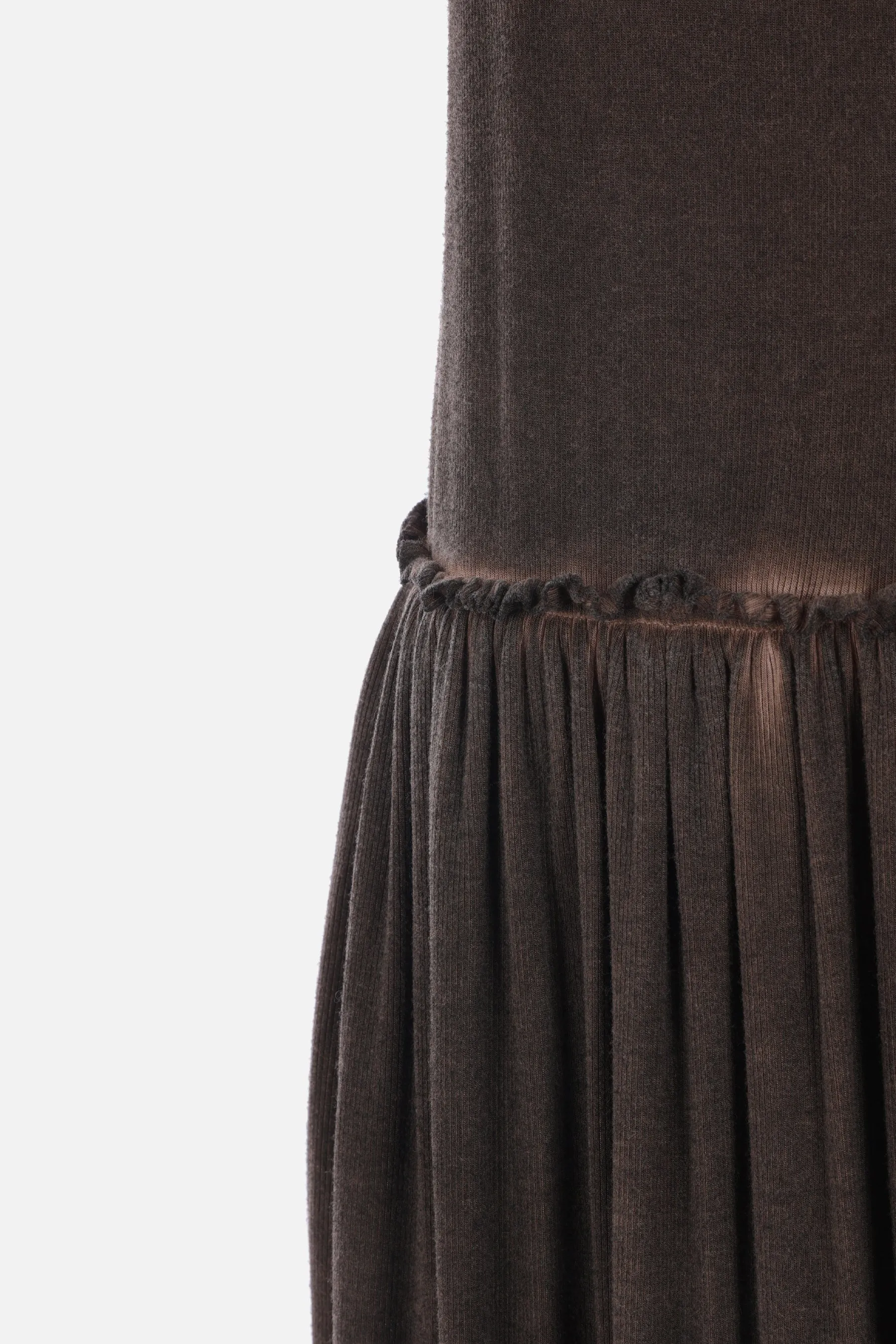 Duma sleeveless dress in rib jersey