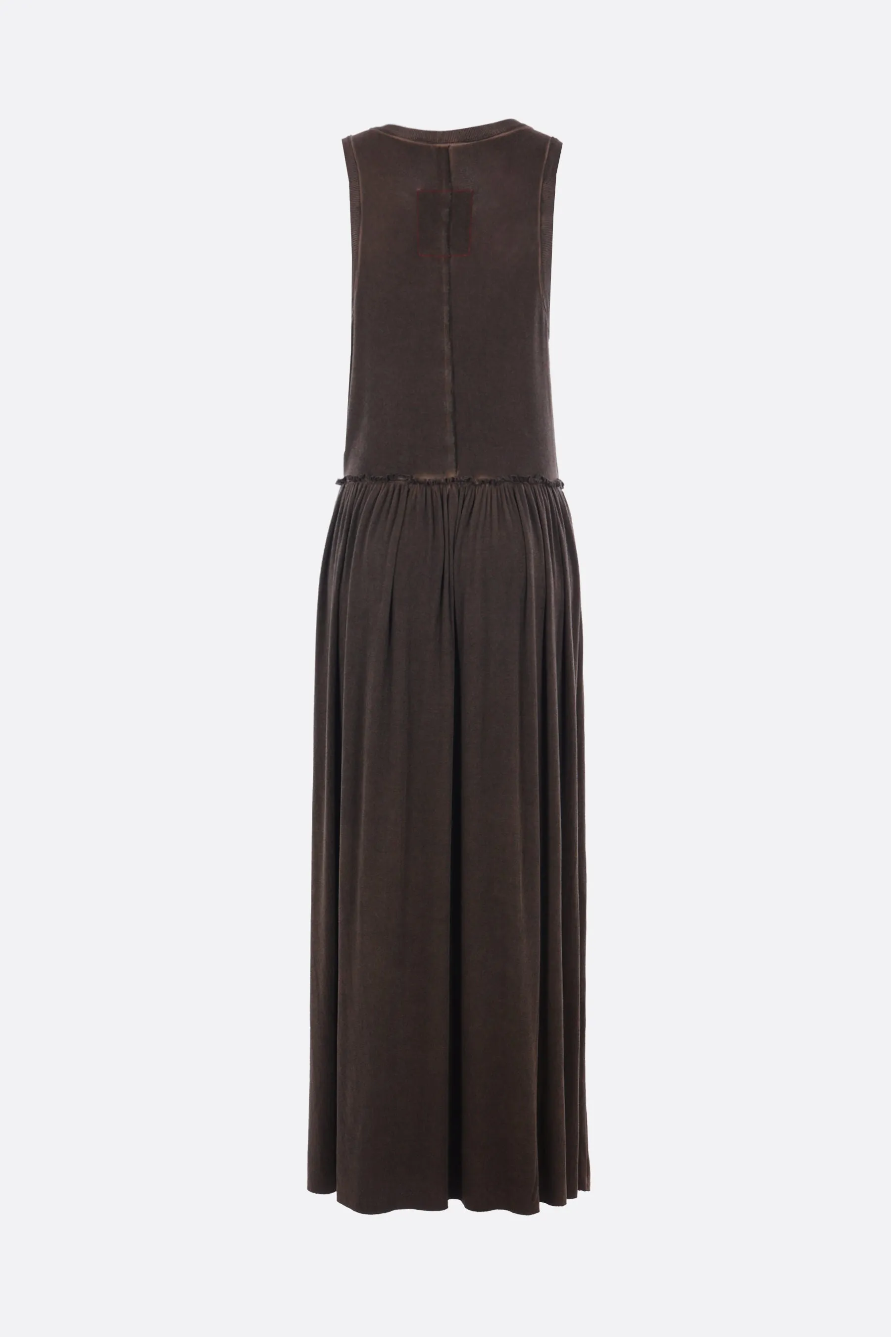 Duma sleeveless dress in rib jersey