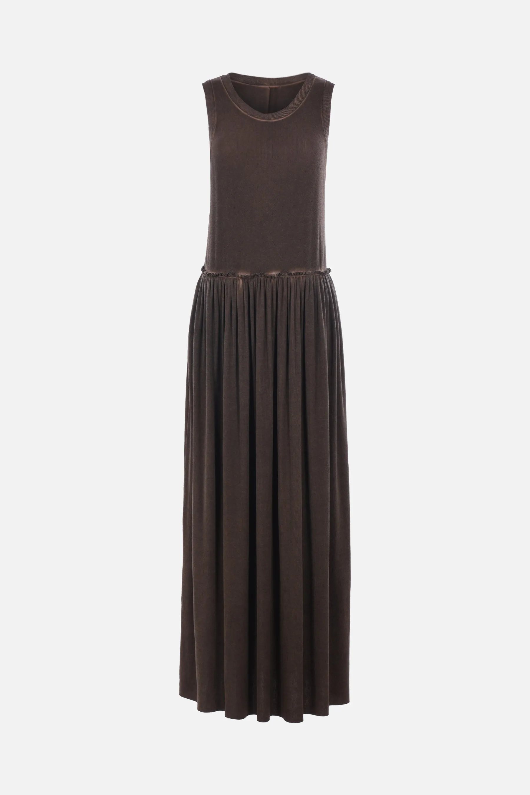 Duma sleeveless dress in rib jersey
