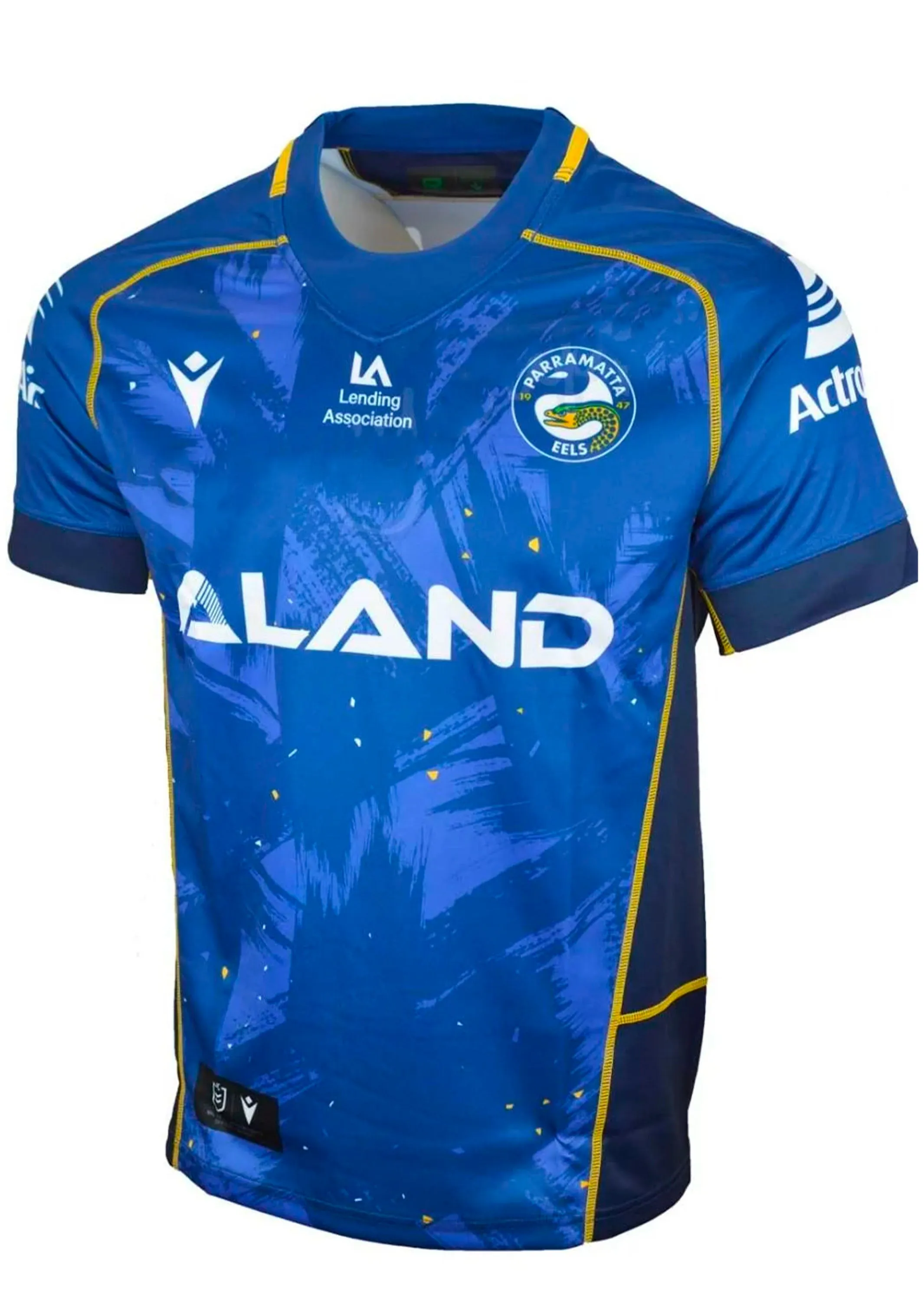 Macron Parramatta Eels 2023 NRL Mens Preseason Training Jersey <br> 58565623