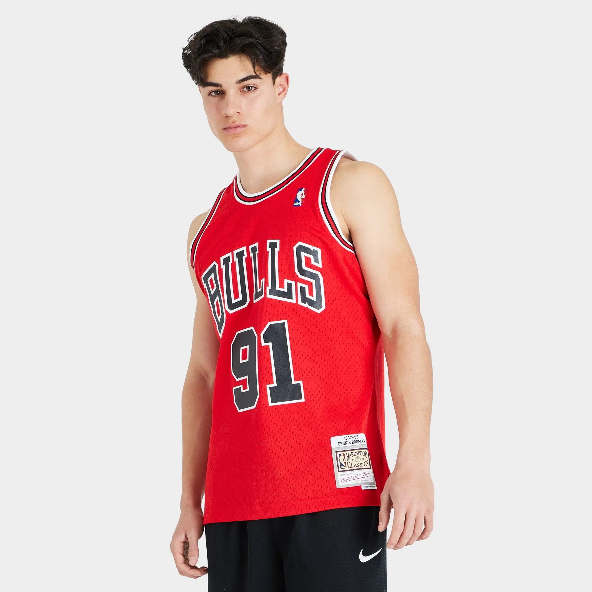 Mitchell & Ness NBA Chicago Bulls Dennis Rodman Swingman Jersey / Red