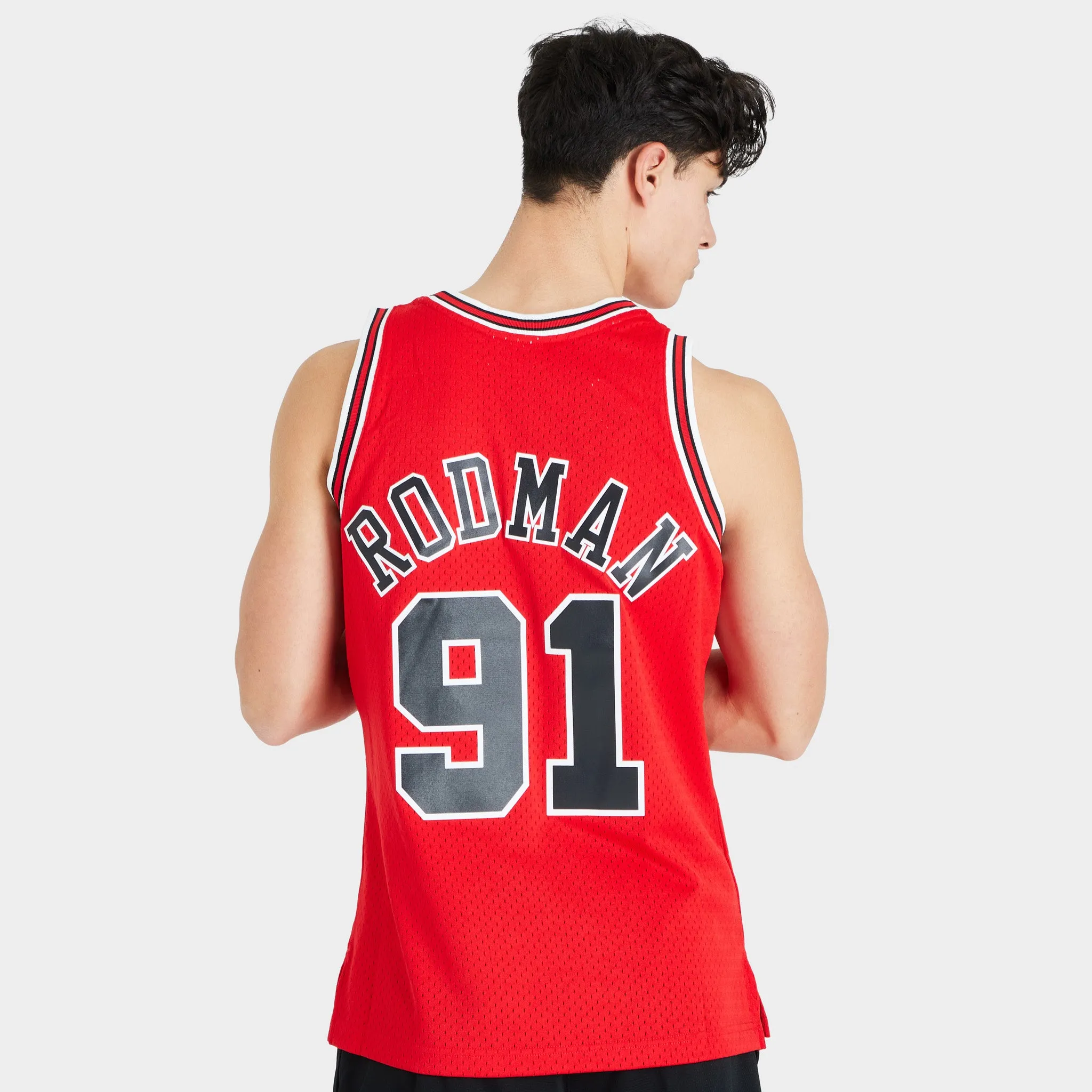 Mitchell & Ness NBA Chicago Bulls Dennis Rodman Swingman Jersey / Red