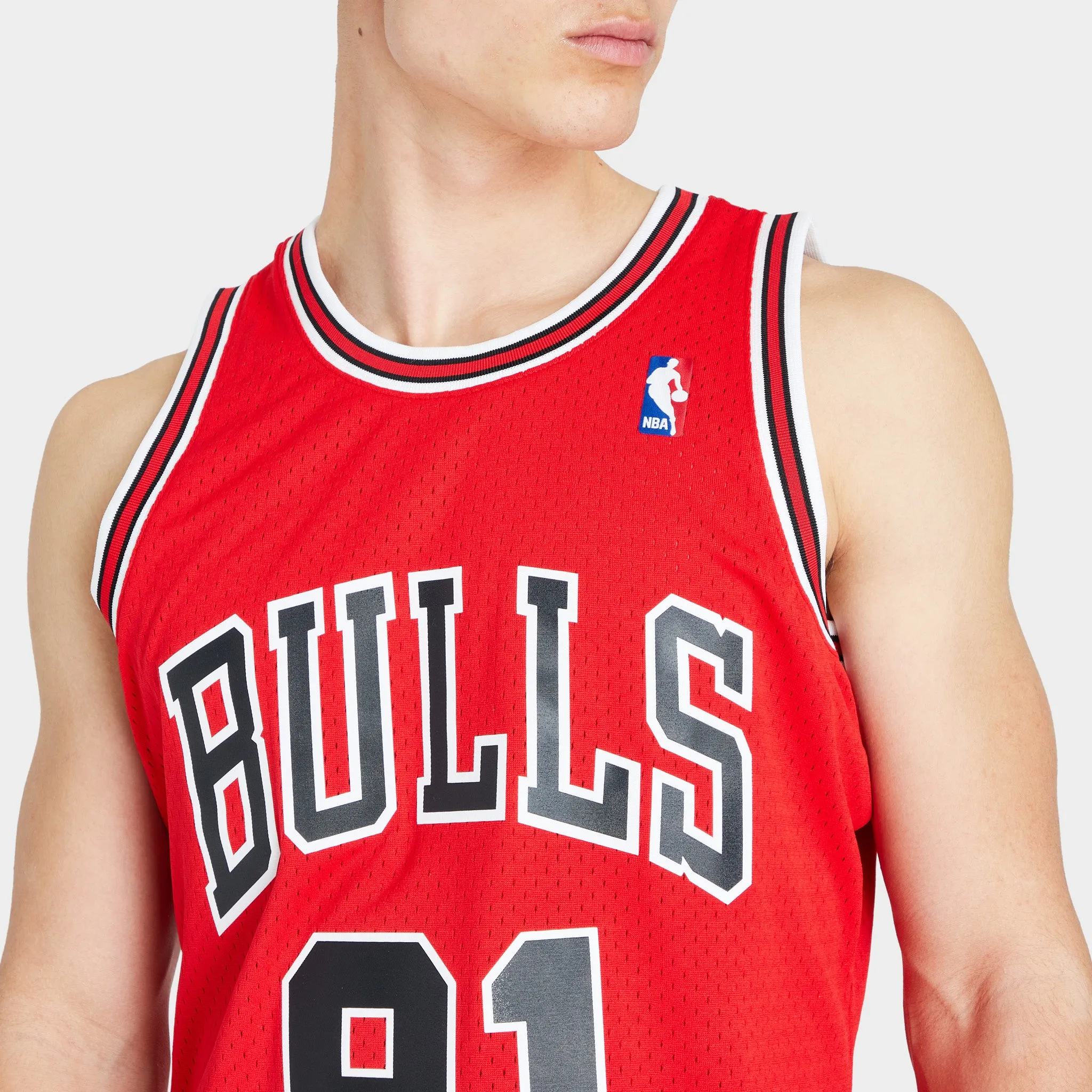 Mitchell & Ness NBA Chicago Bulls Dennis Rodman Swingman Jersey / Red