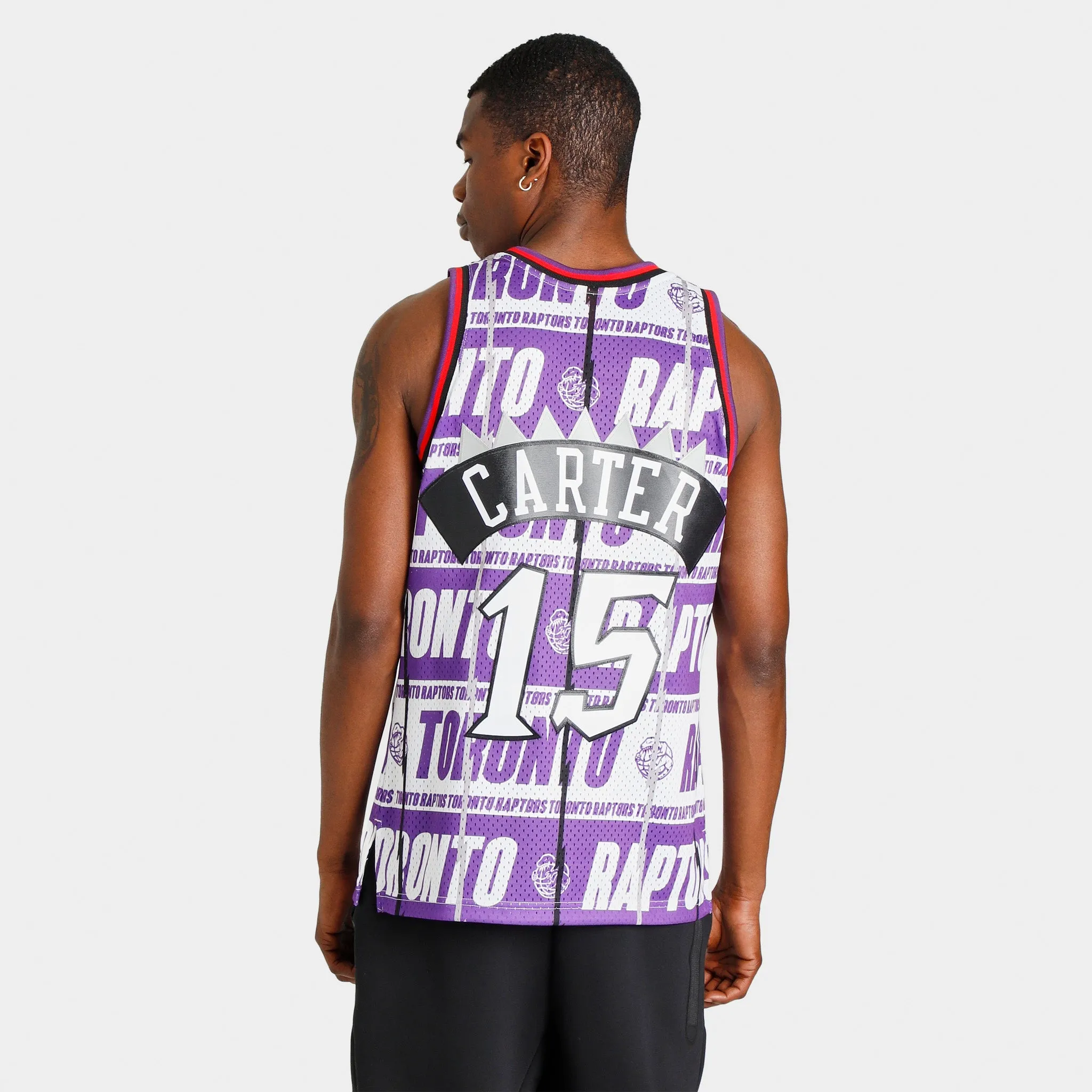 Mitchell & Ness Toronto Raptors Vince Carter Teamwrap Swingman Jersey / Purple