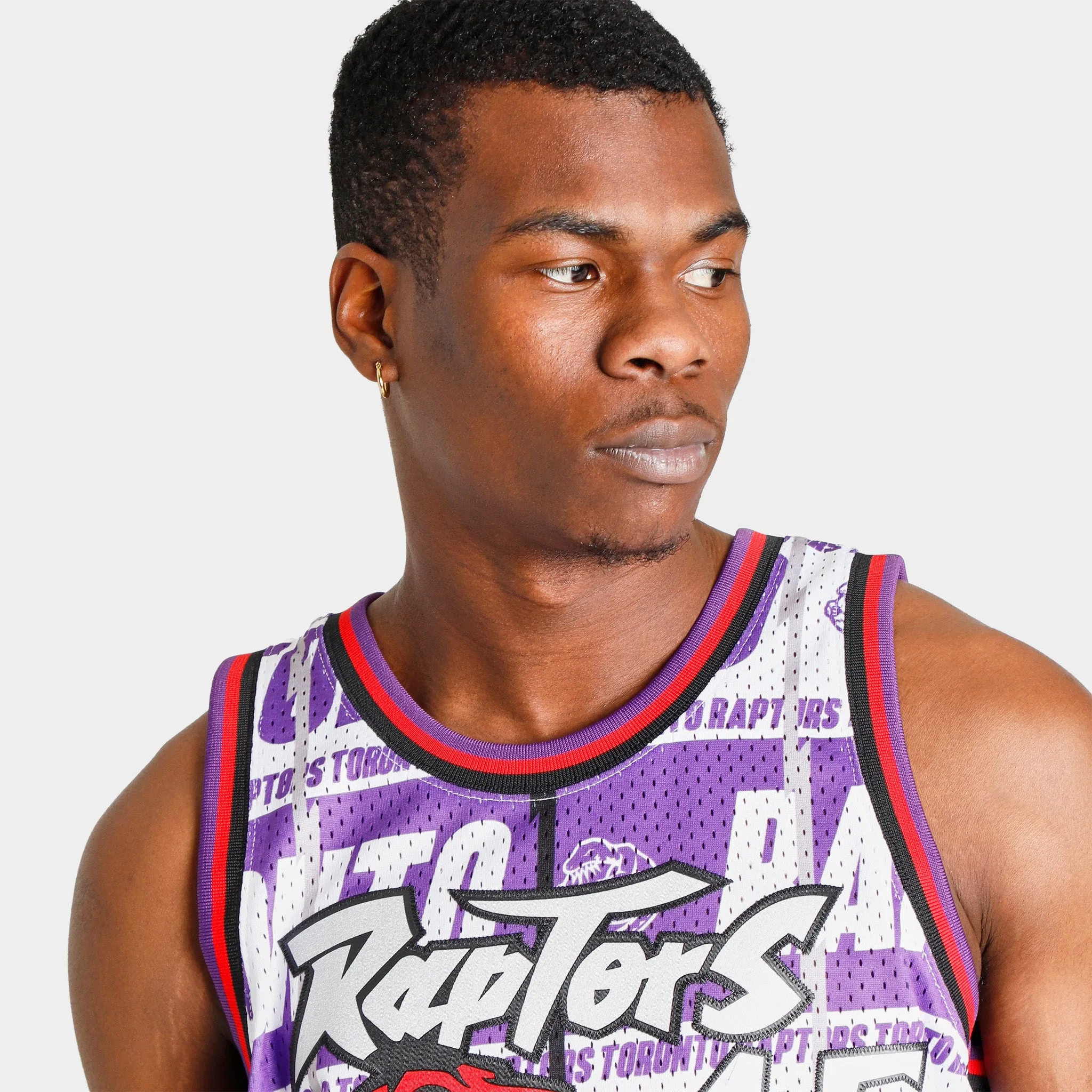 Mitchell & Ness Toronto Raptors Vince Carter Teamwrap Swingman Jersey / Purple