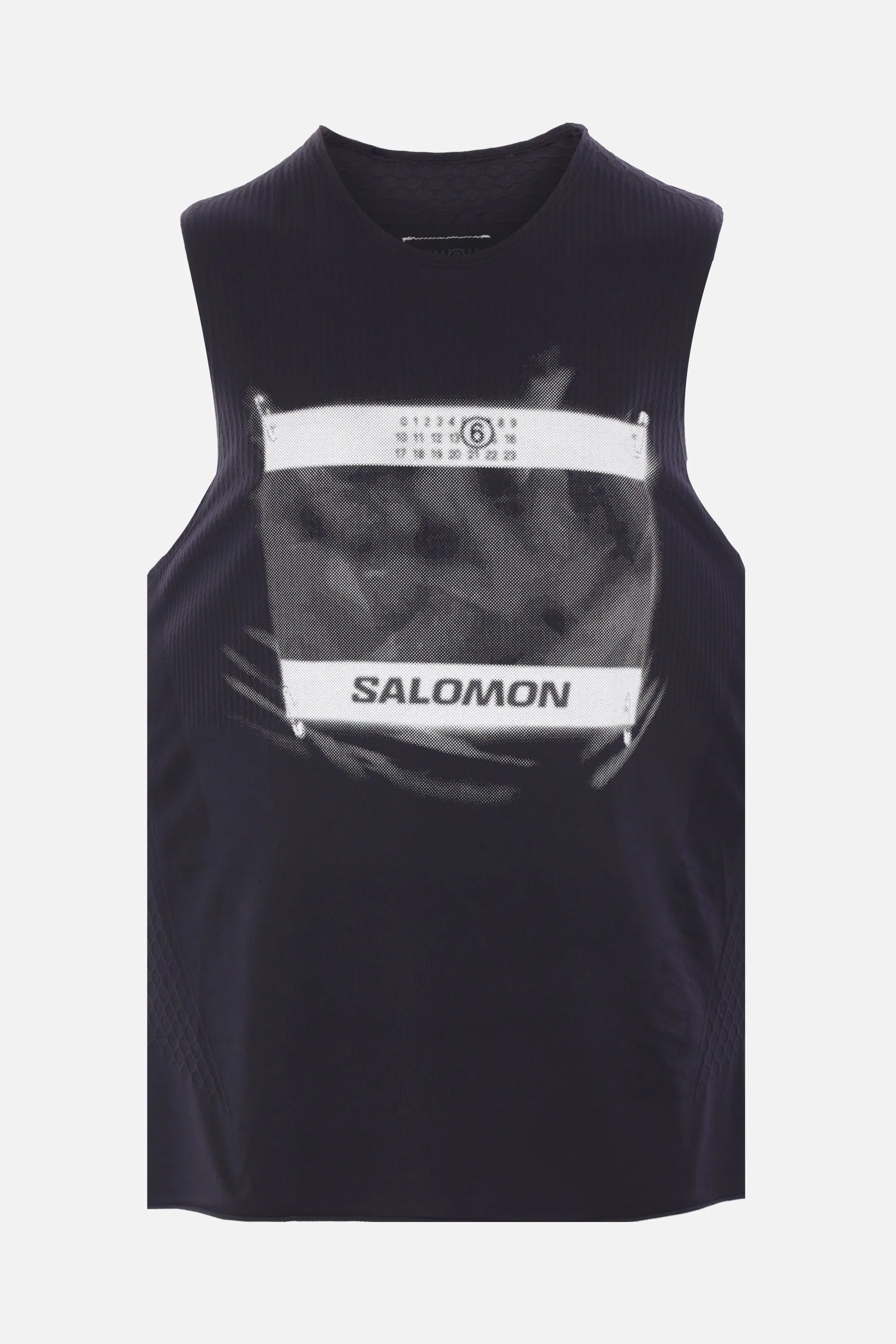 MM6 x Salomon tank top in technical jersey