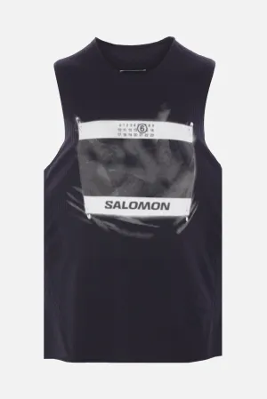 MM6 x Salomon tank top in technical jersey