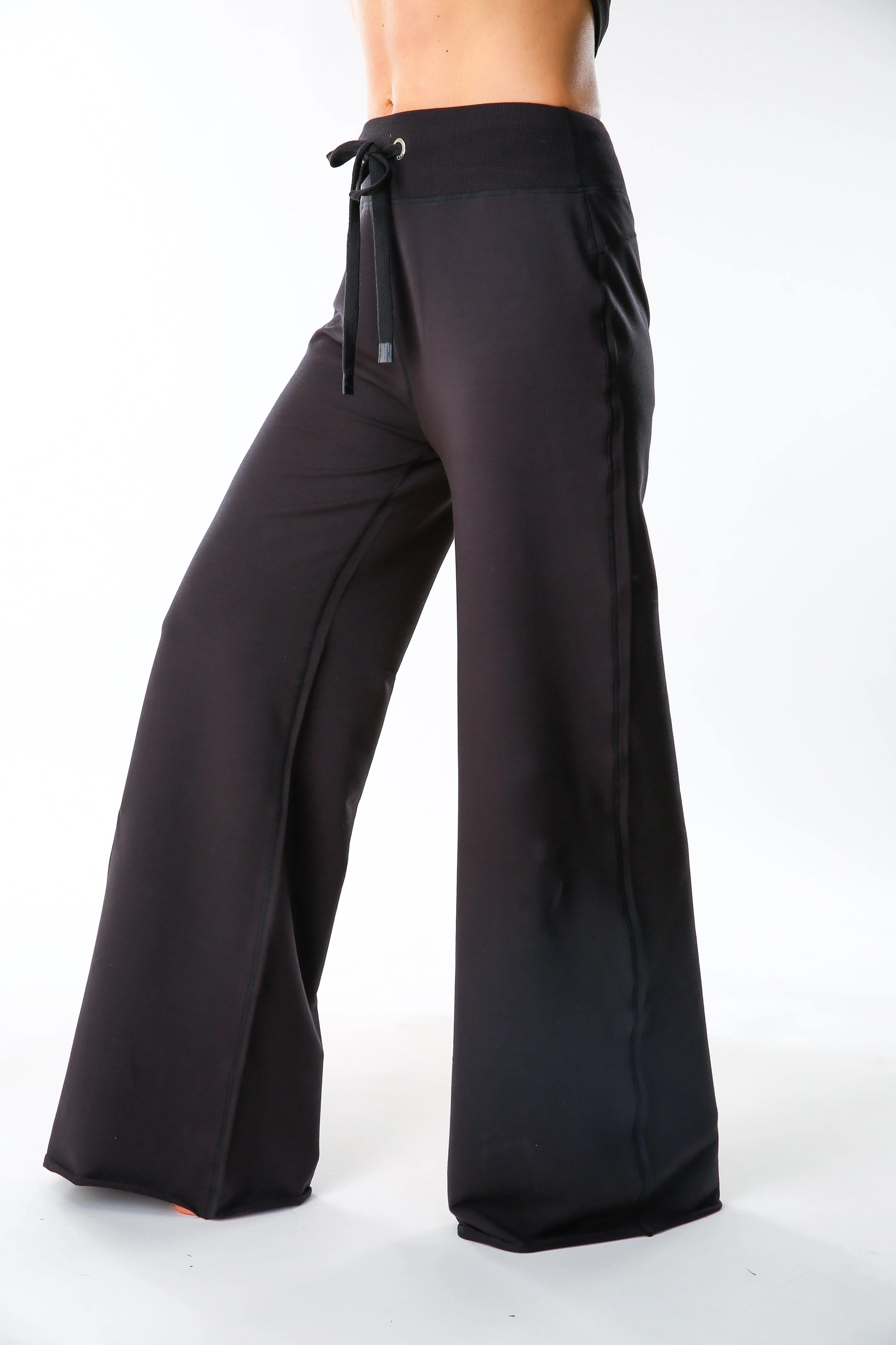 Monroe Wide-leg Pant - Black
