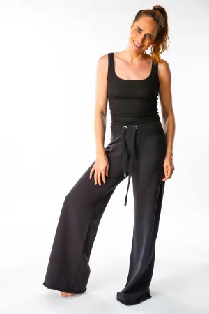 Monroe Wide-leg Pant - Black