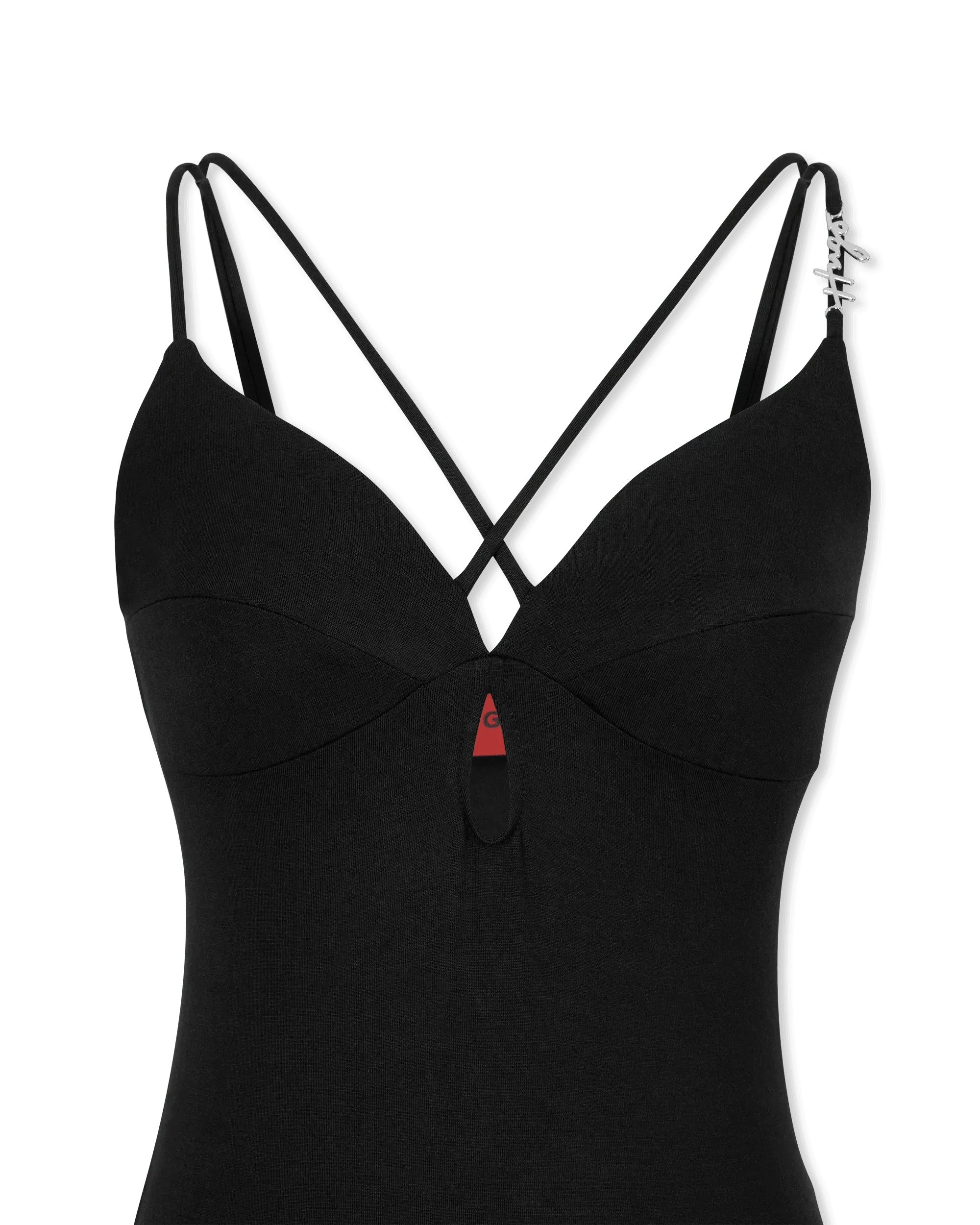 Nandrea Cross-Strap Jersey Dress