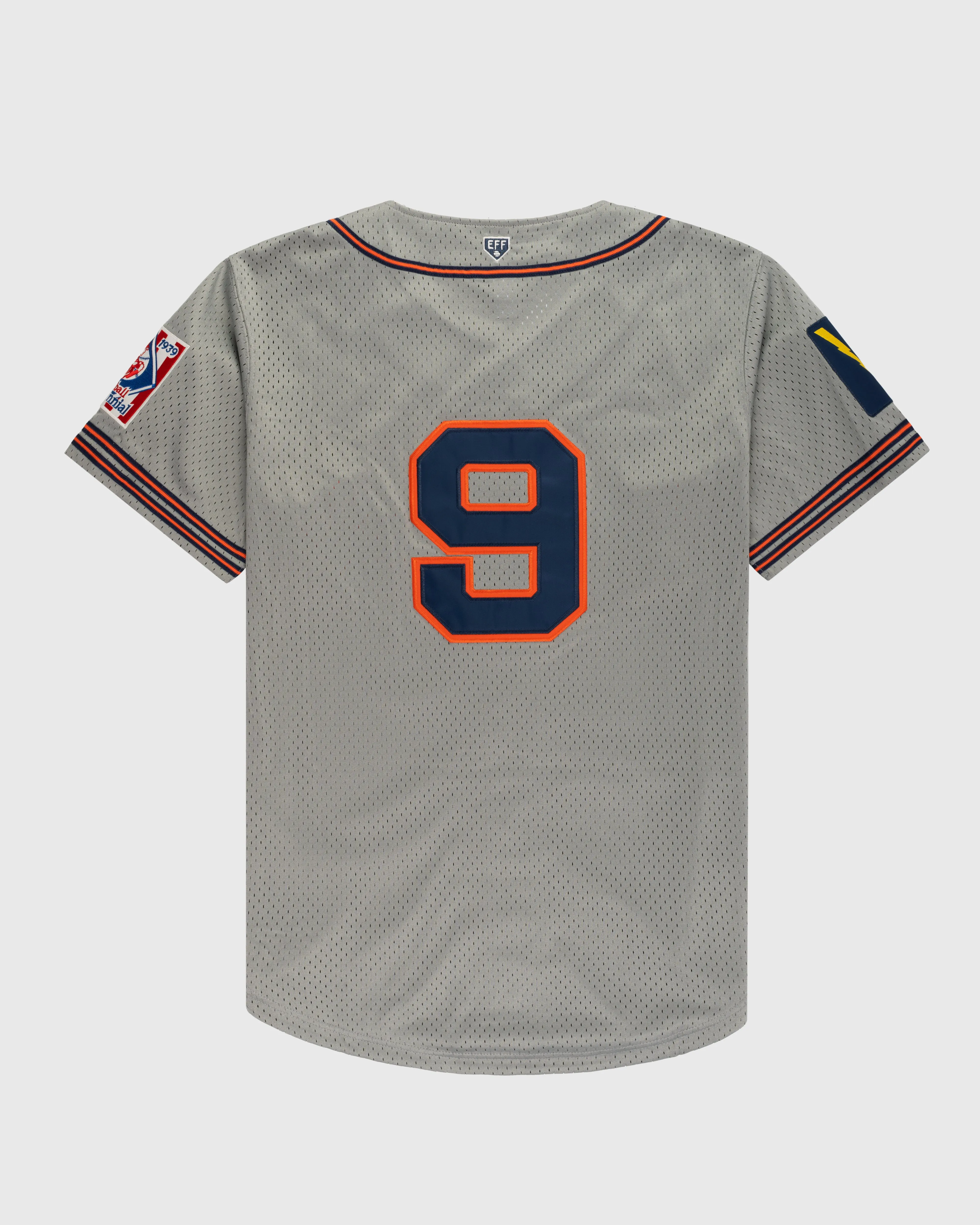 New York Knights Mesh Button-Up Baseball Jersey