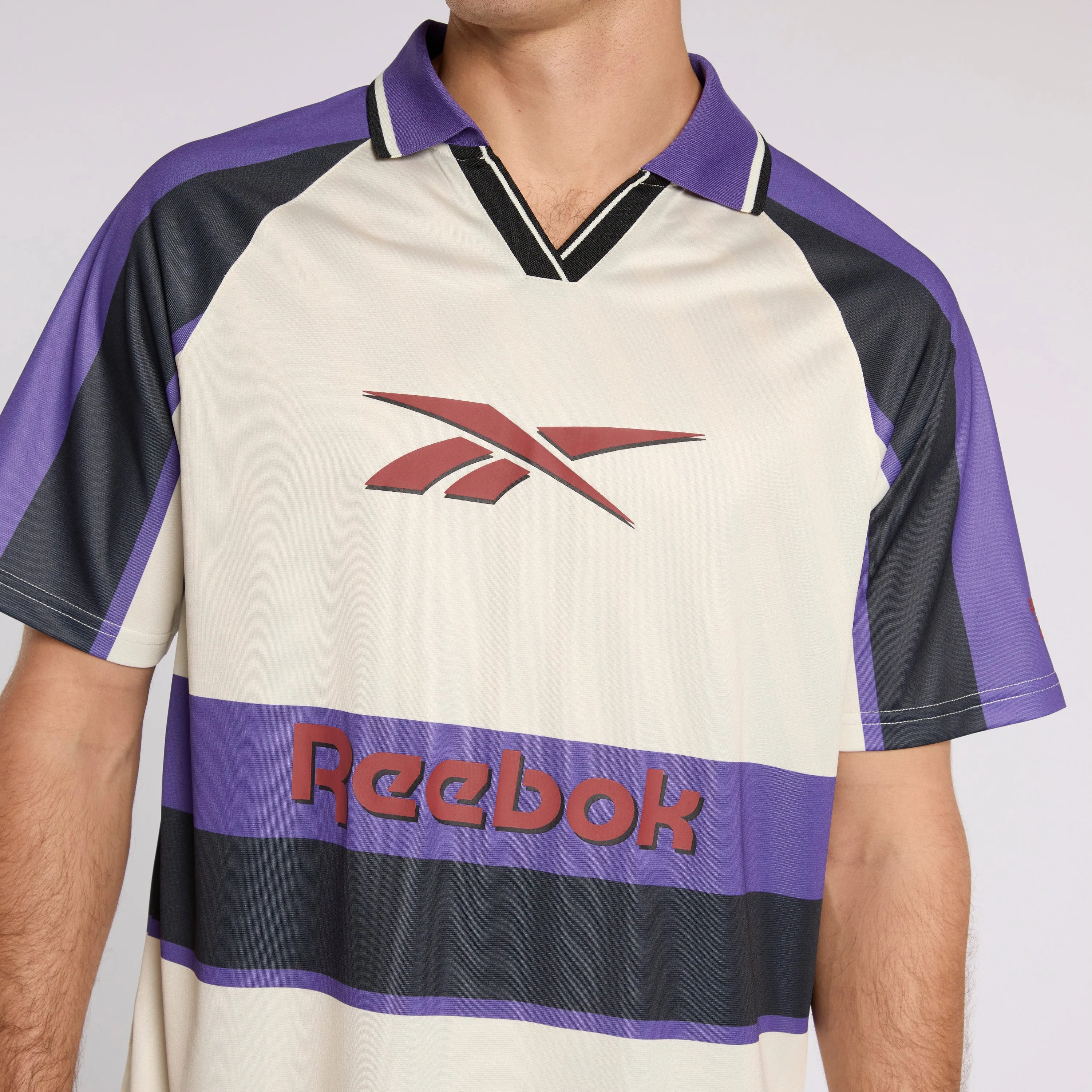 Reebok Retro Jersey White/Black/Purple