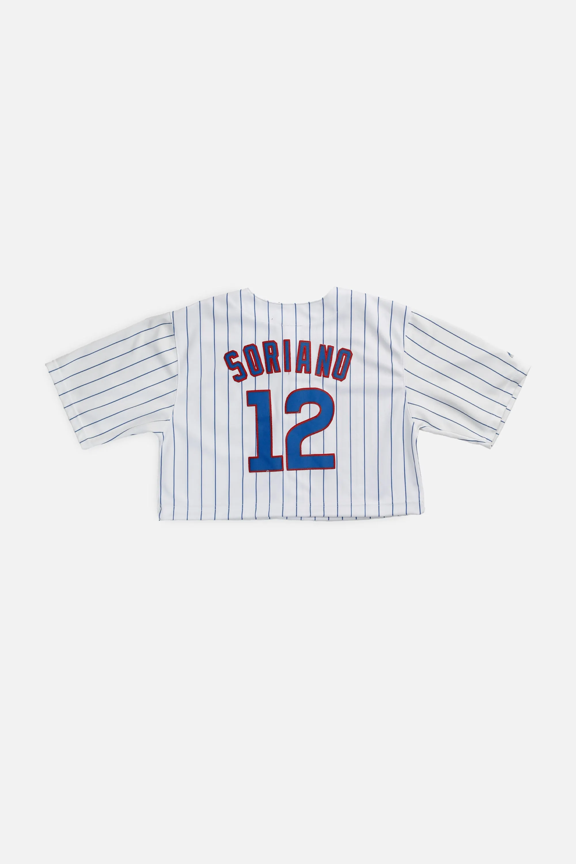 Rework Crop Chicago Cubs MLB Jersey - M