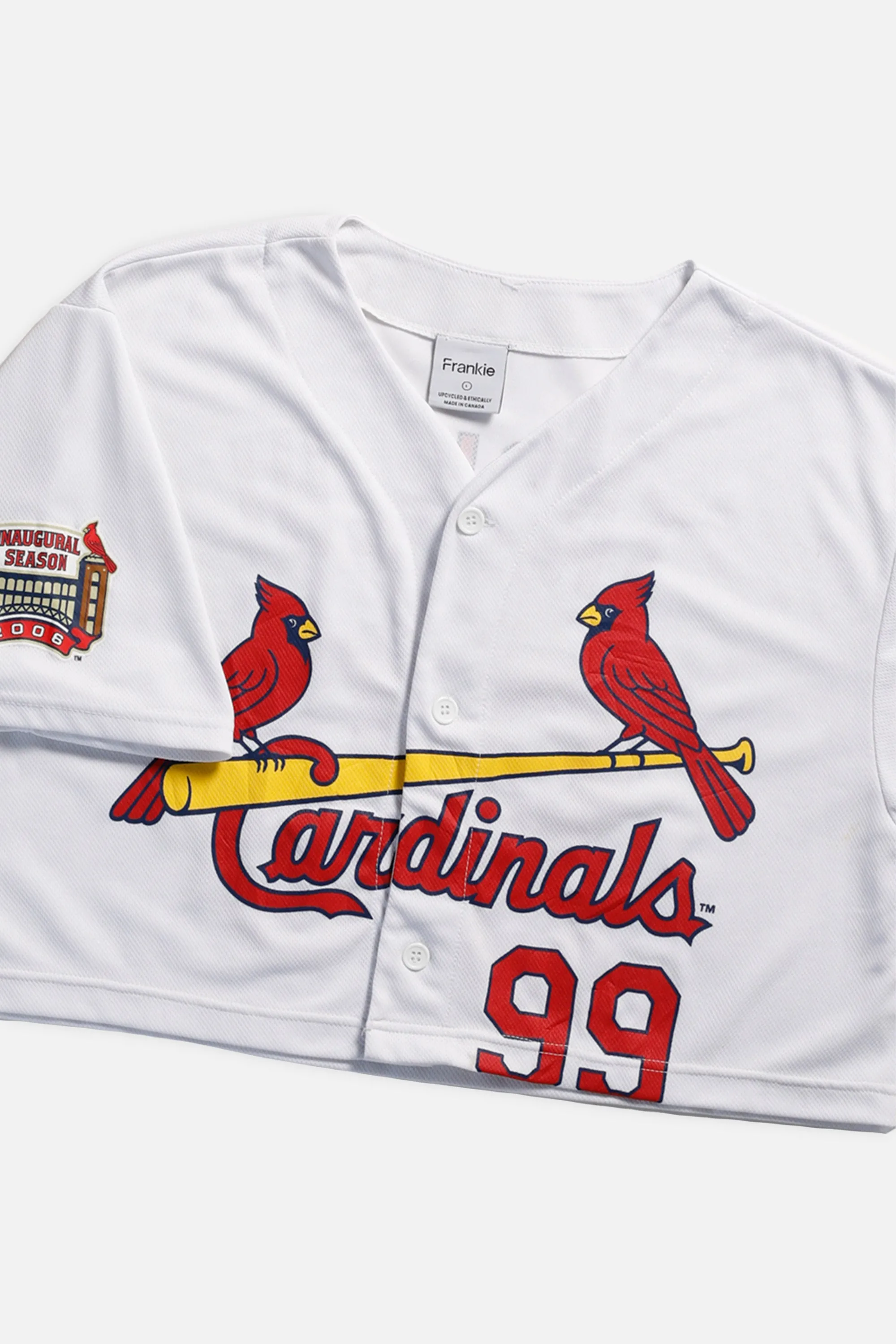 Rework Crop St. Louis Cardinals MLB Jersey - L