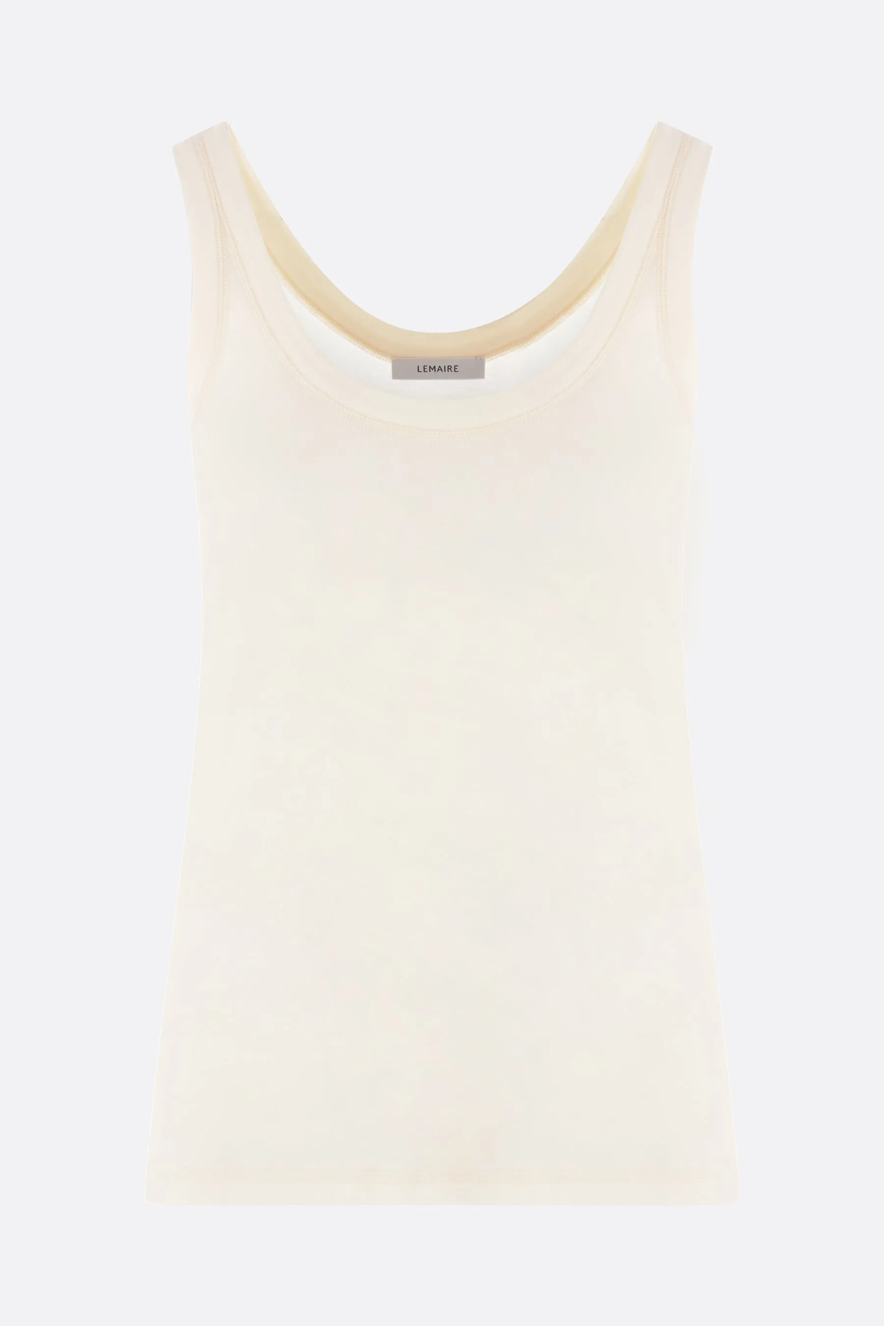rib jersey tank top