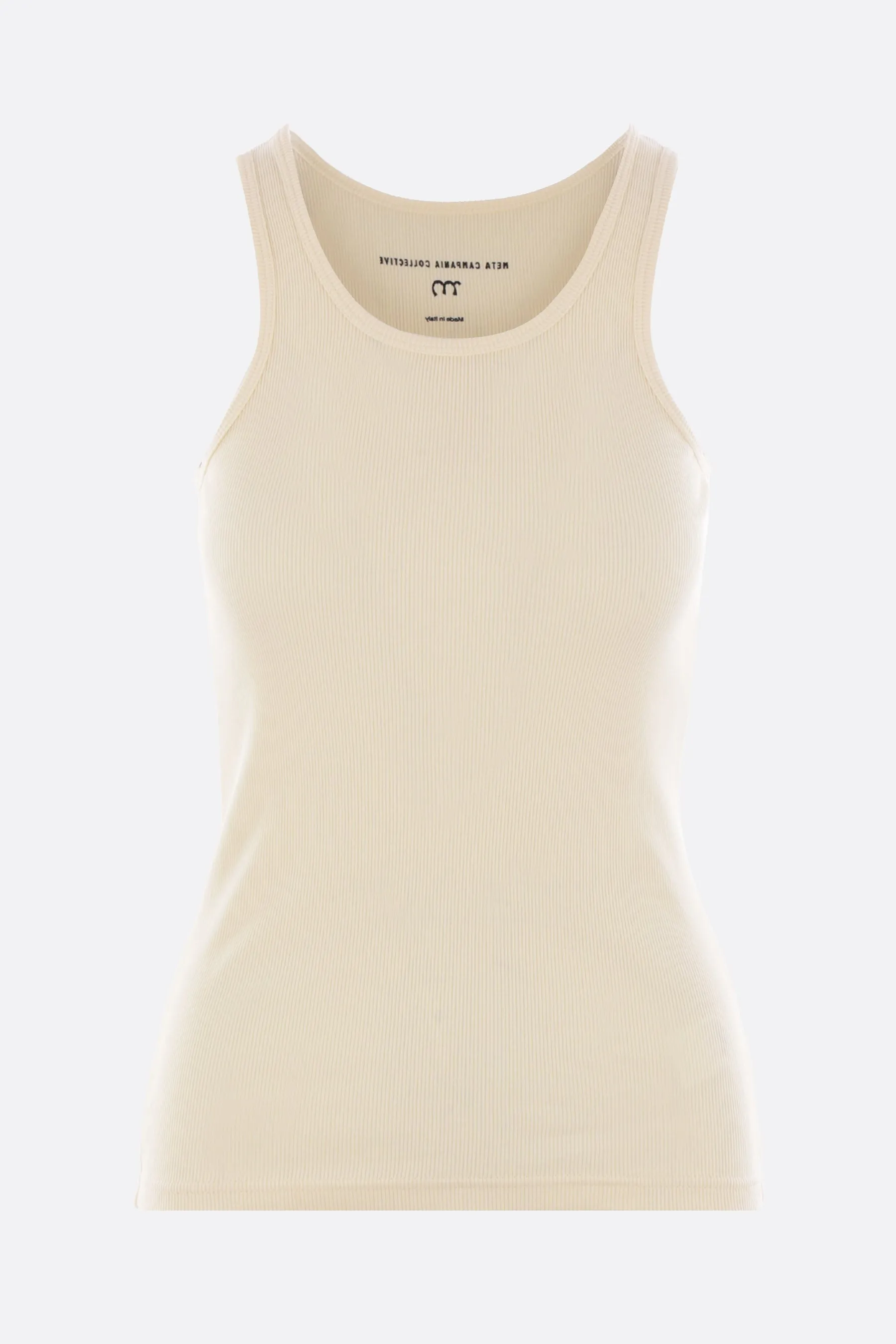 rib jersey tank top