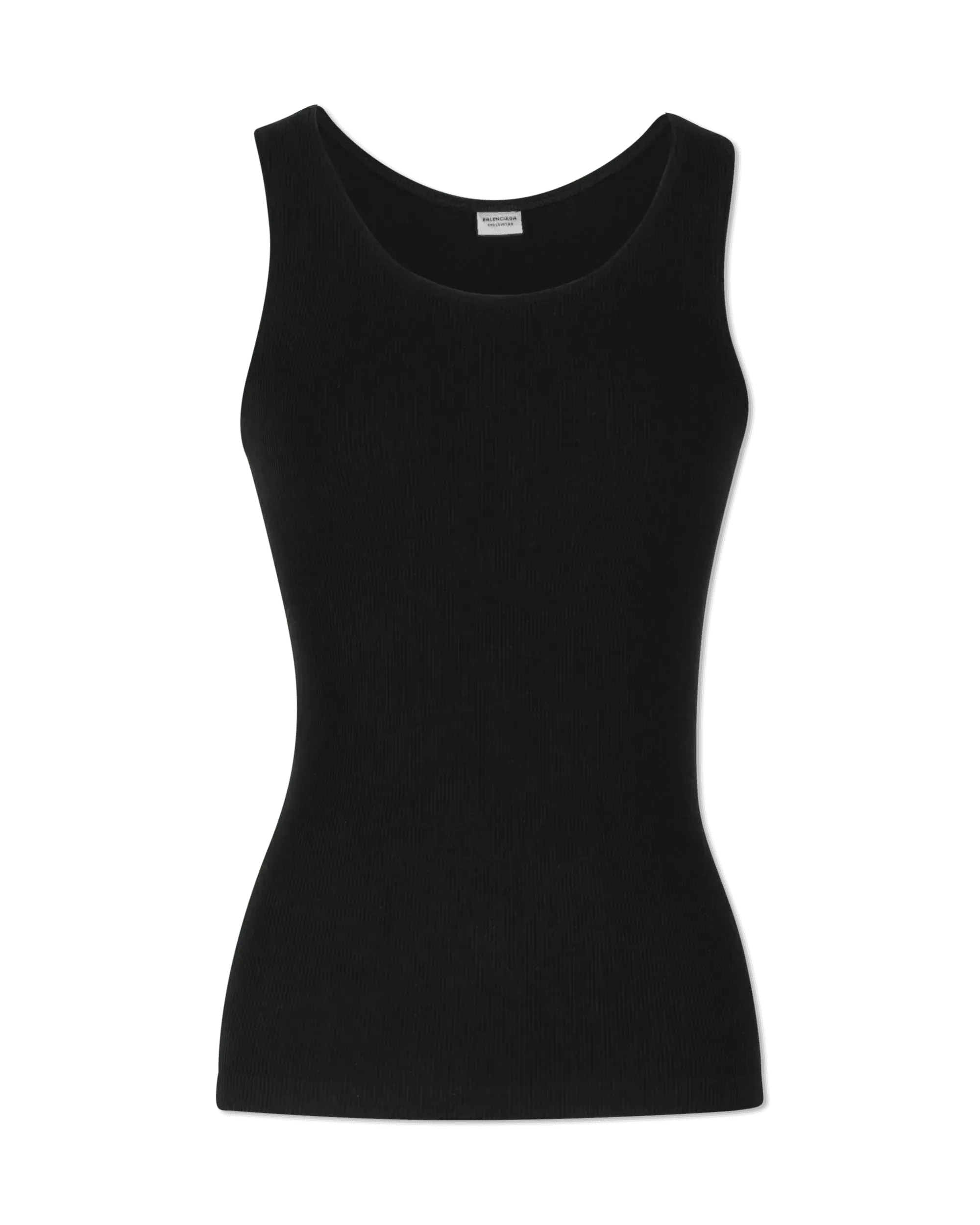 Ribbed Jersey Tank Top