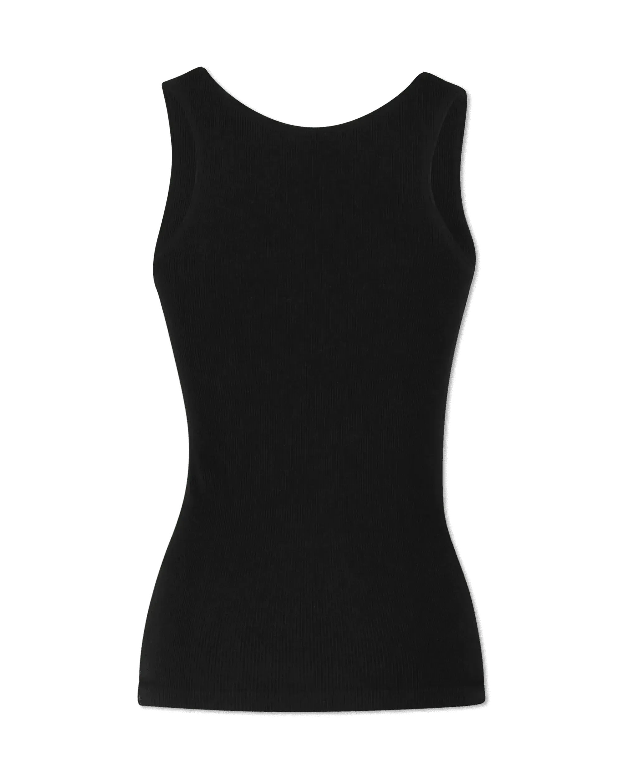 Ribbed Jersey Tank Top