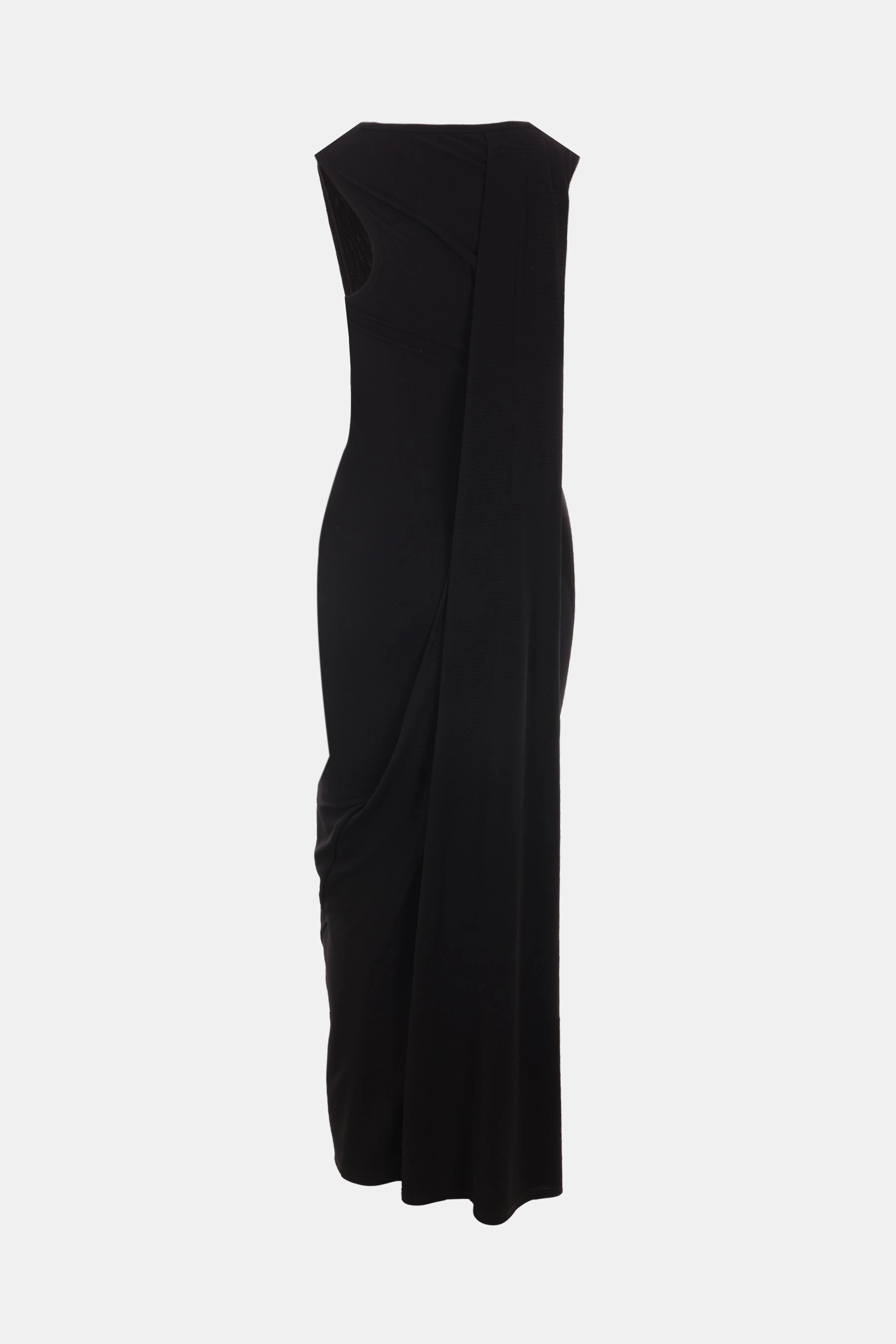 ribbed jersey sleeveless dress