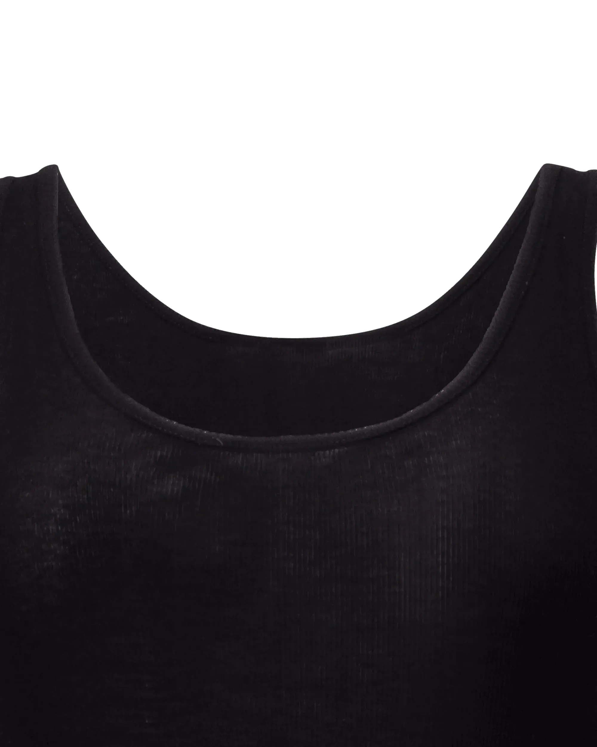 Semi-Sheer Jersey Tank Top