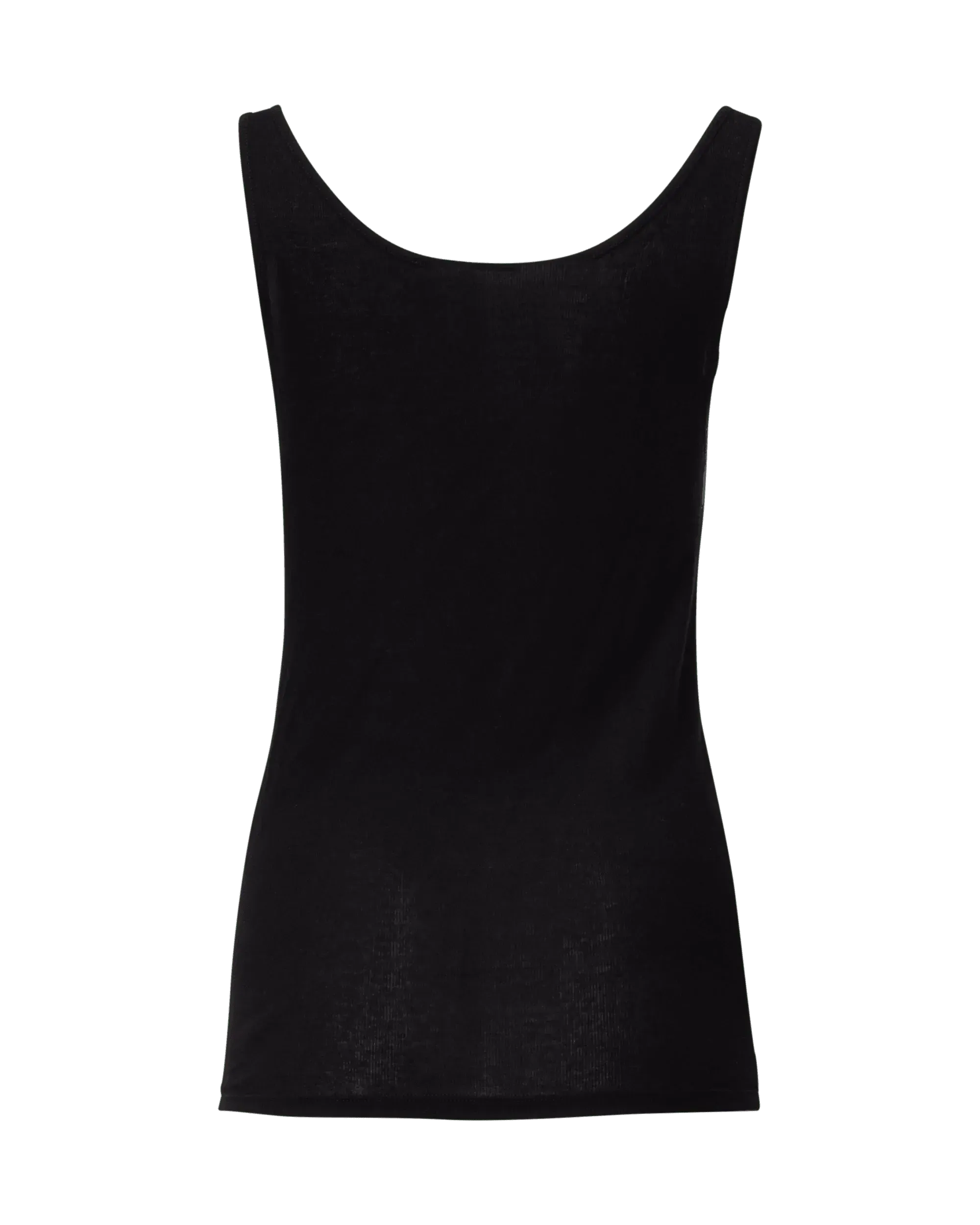 Semi-Sheer Jersey Tank Top