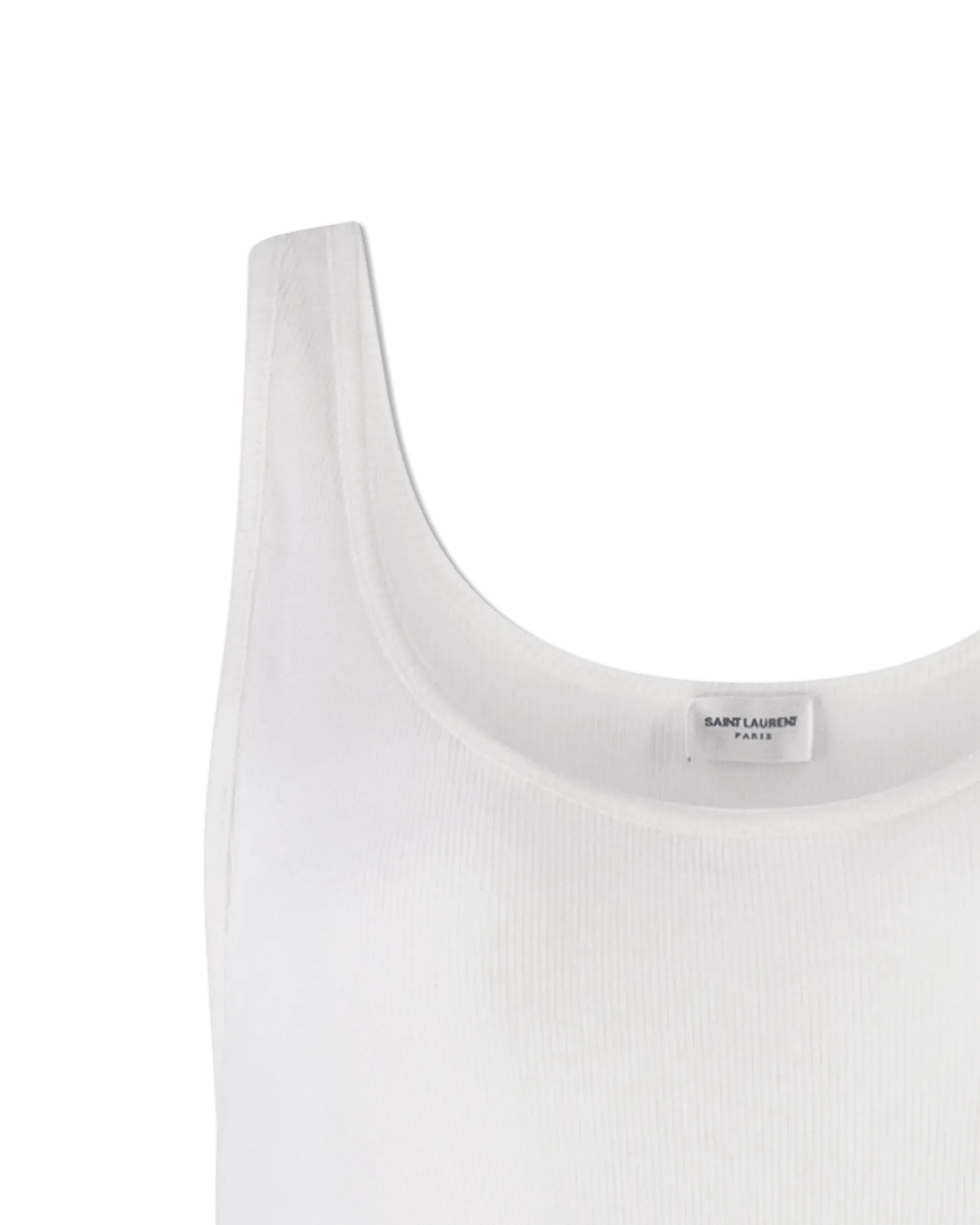 Semi-Sheer Jersey Tank Top