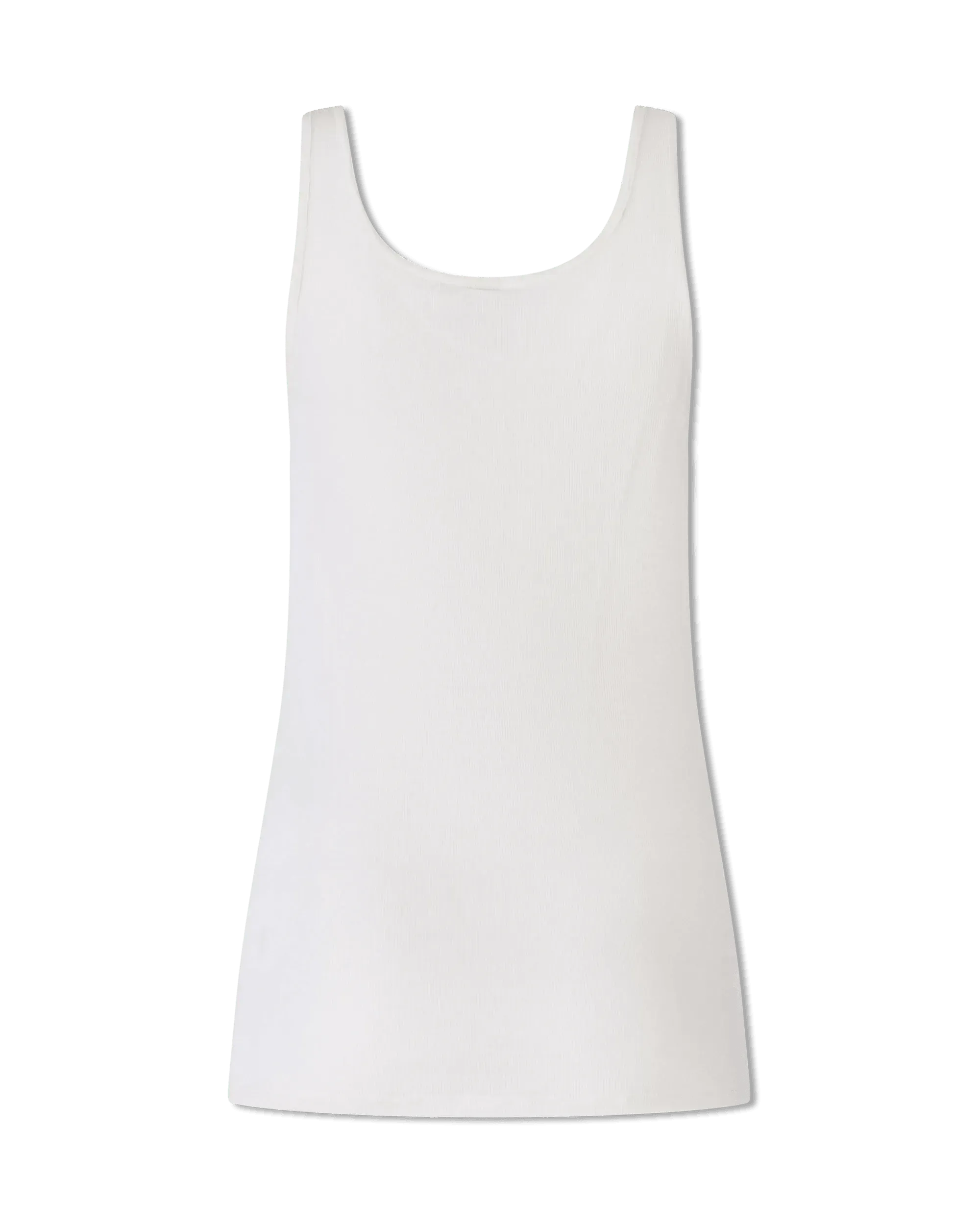 Semi-Sheer Jersey Tank Top
