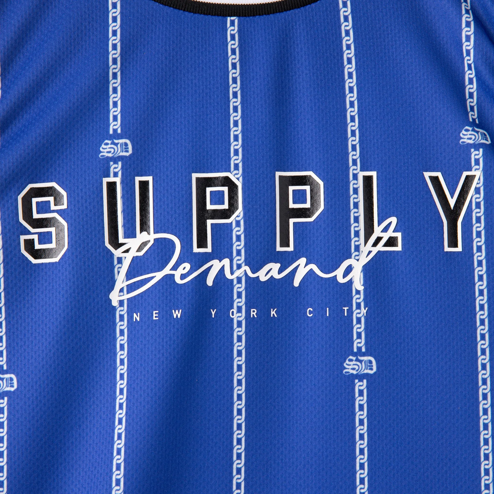 Supply & Demand Junior Boys' Chain Pin Basketball Jersey / Blue