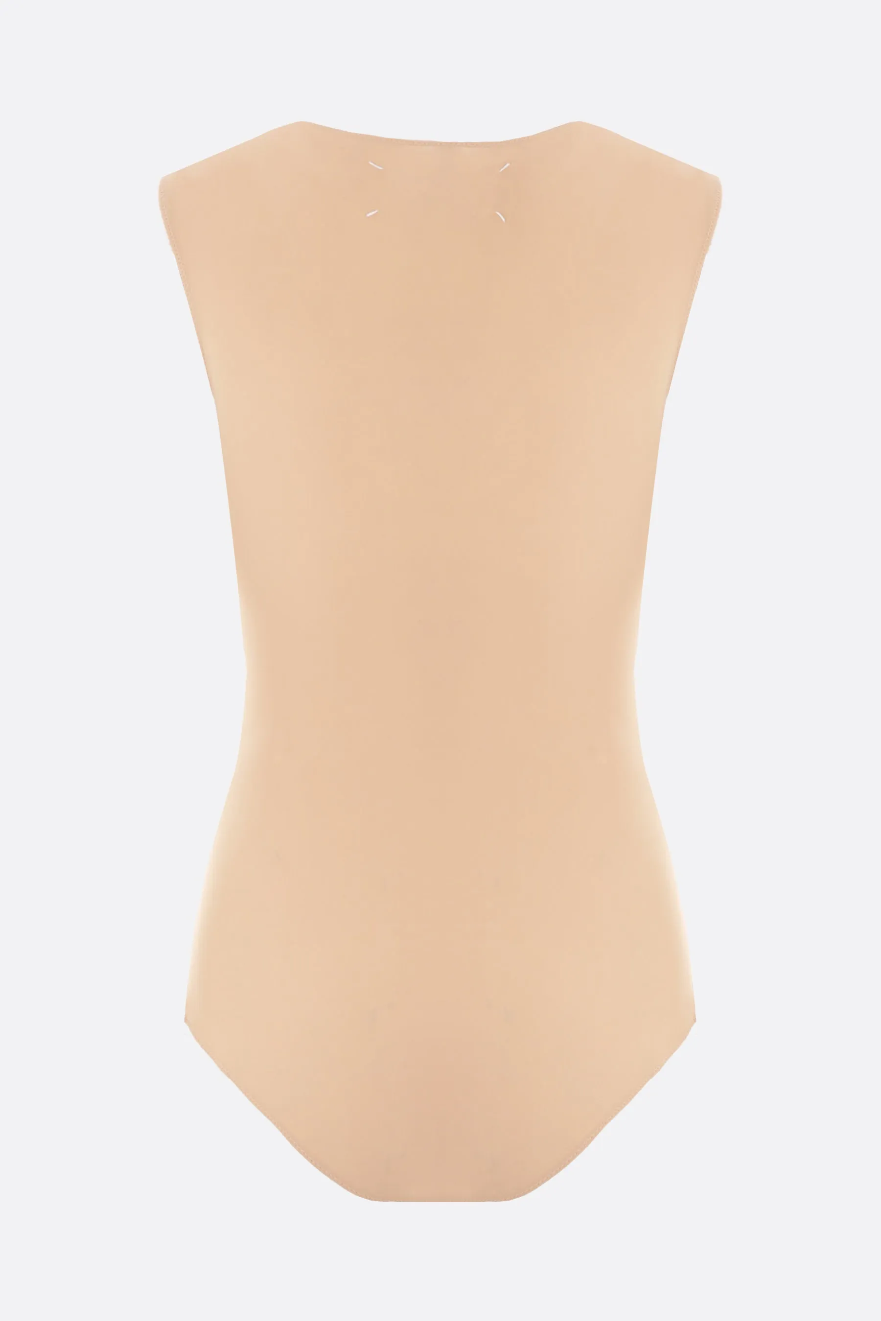 technical jersey sleeveless bodysuit