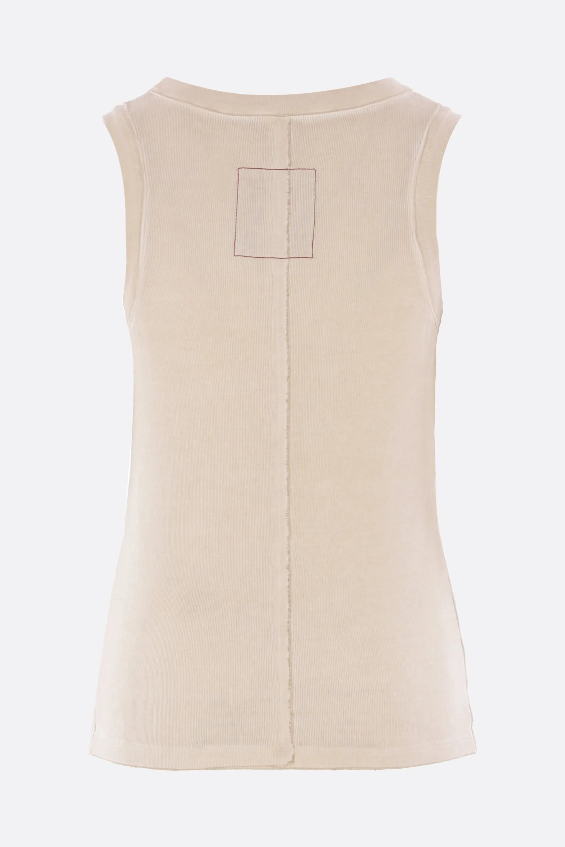 Ti tank top in rib jersey