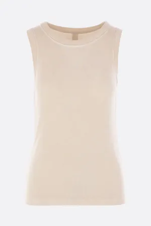 Ti tank top in rib jersey