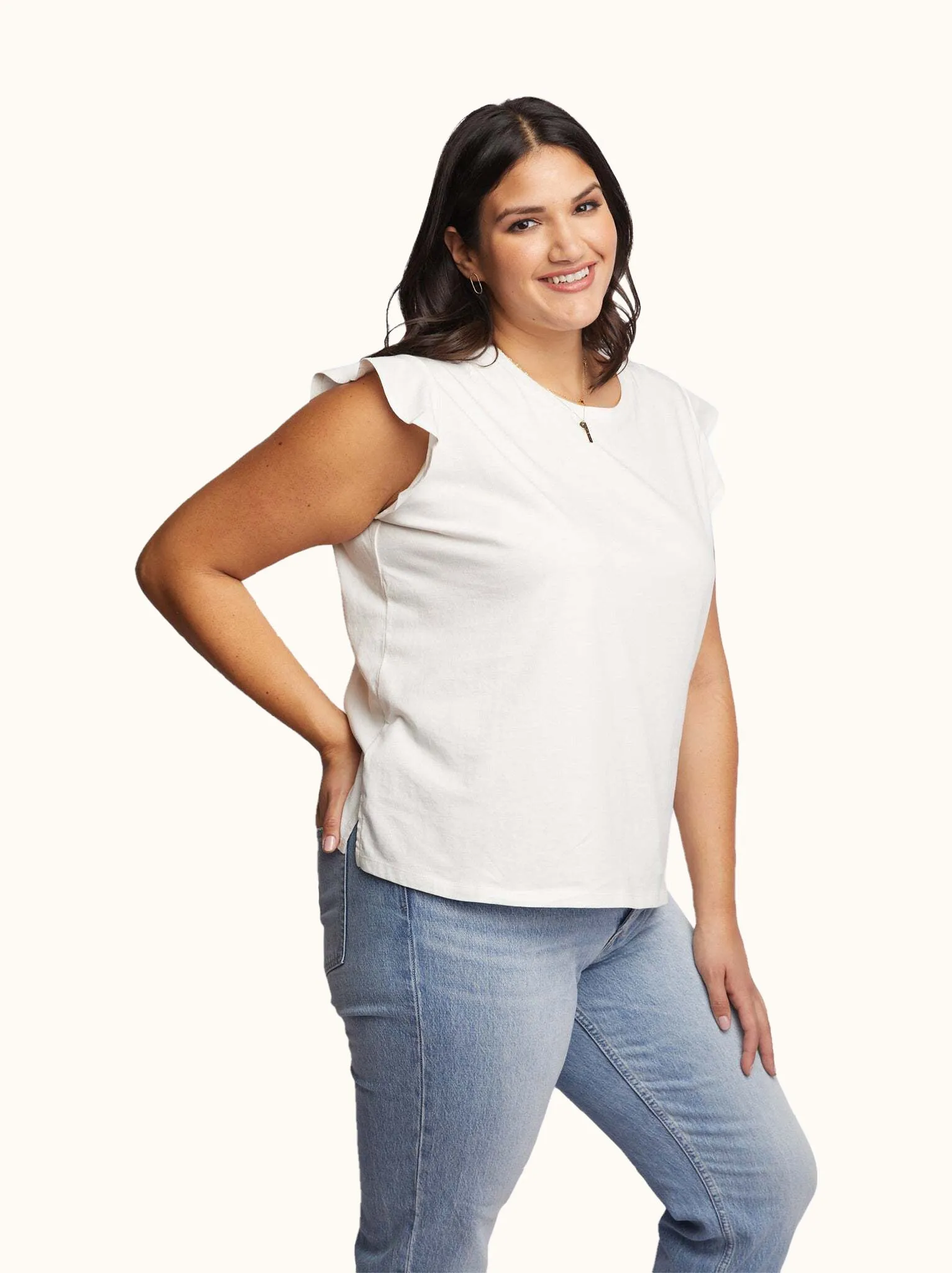 Toni Ruffle Tank