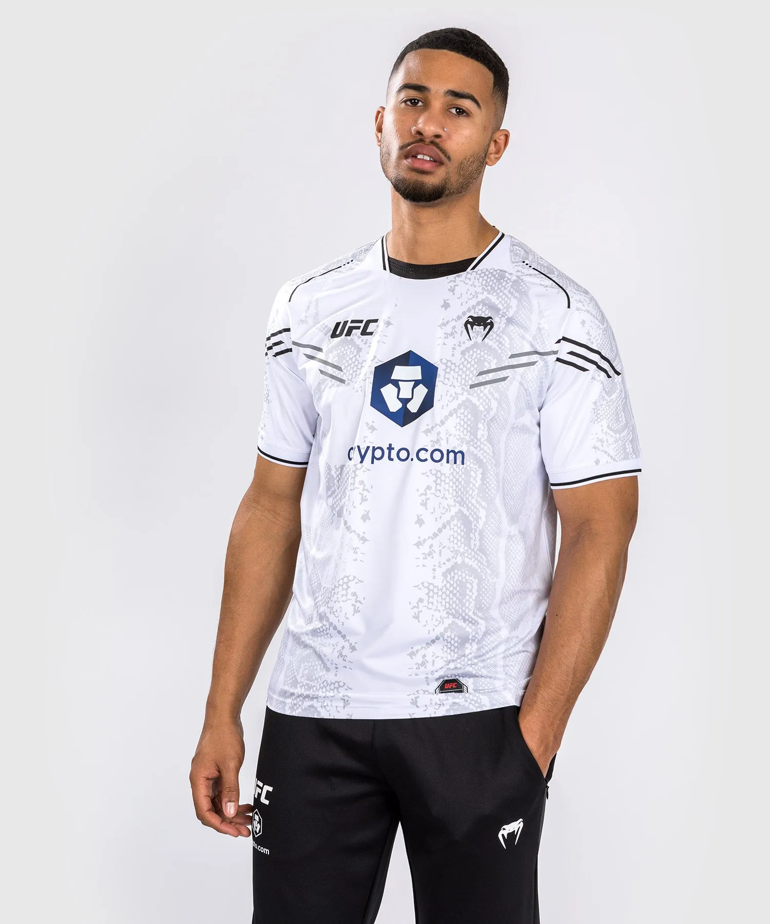 UFC Adrenaline by Venum Authentic Fight Night Menâ€™s Walkout Jersey - White