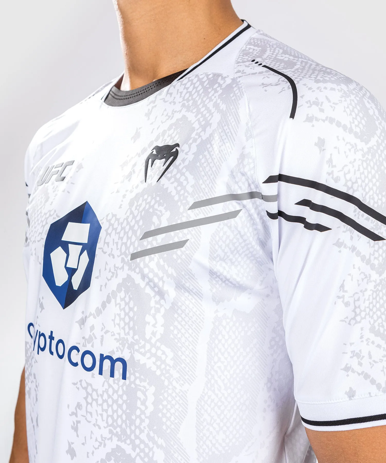 UFC Adrenaline by Venum Authentic Fight Night Menâ€™s Walkout Jersey - White