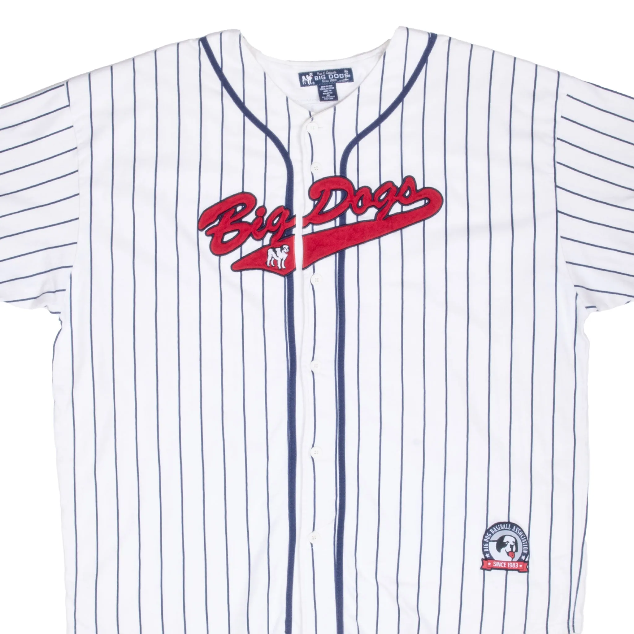 VINTAGE BIG DOGS BASEBALL 1990S BASEBALL JERSEY 3XL