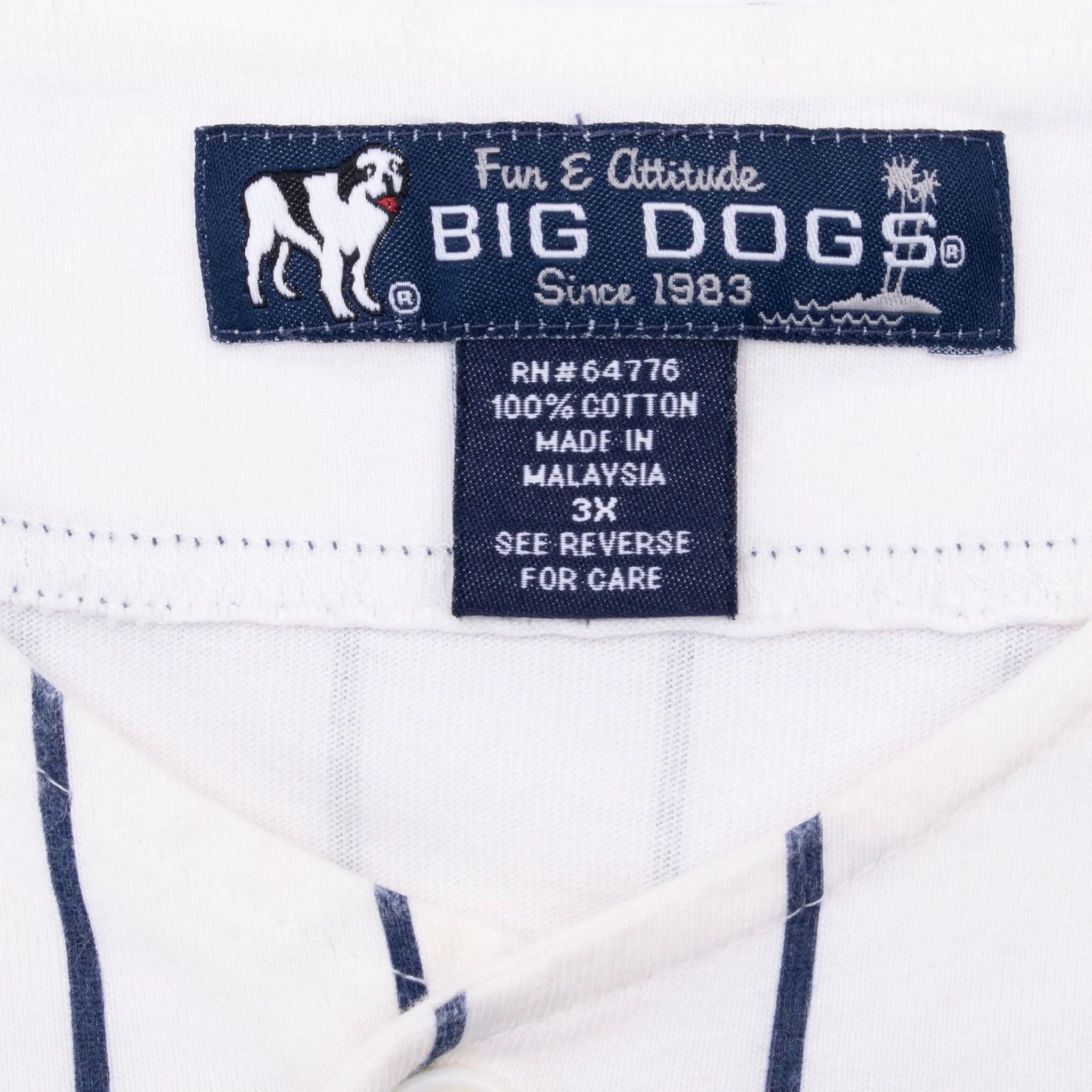 VINTAGE BIG DOGS BASEBALL 1990S BASEBALL JERSEY 3XL