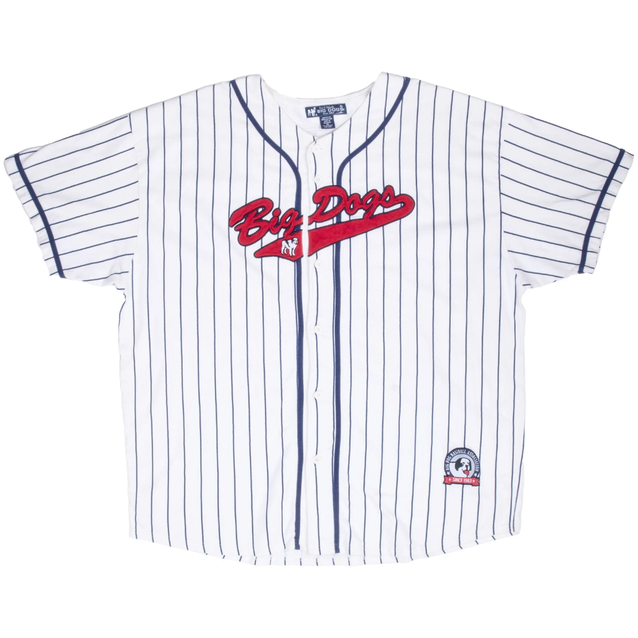 VINTAGE BIG DOGS BASEBALL 1990S BASEBALL JERSEY 3XL