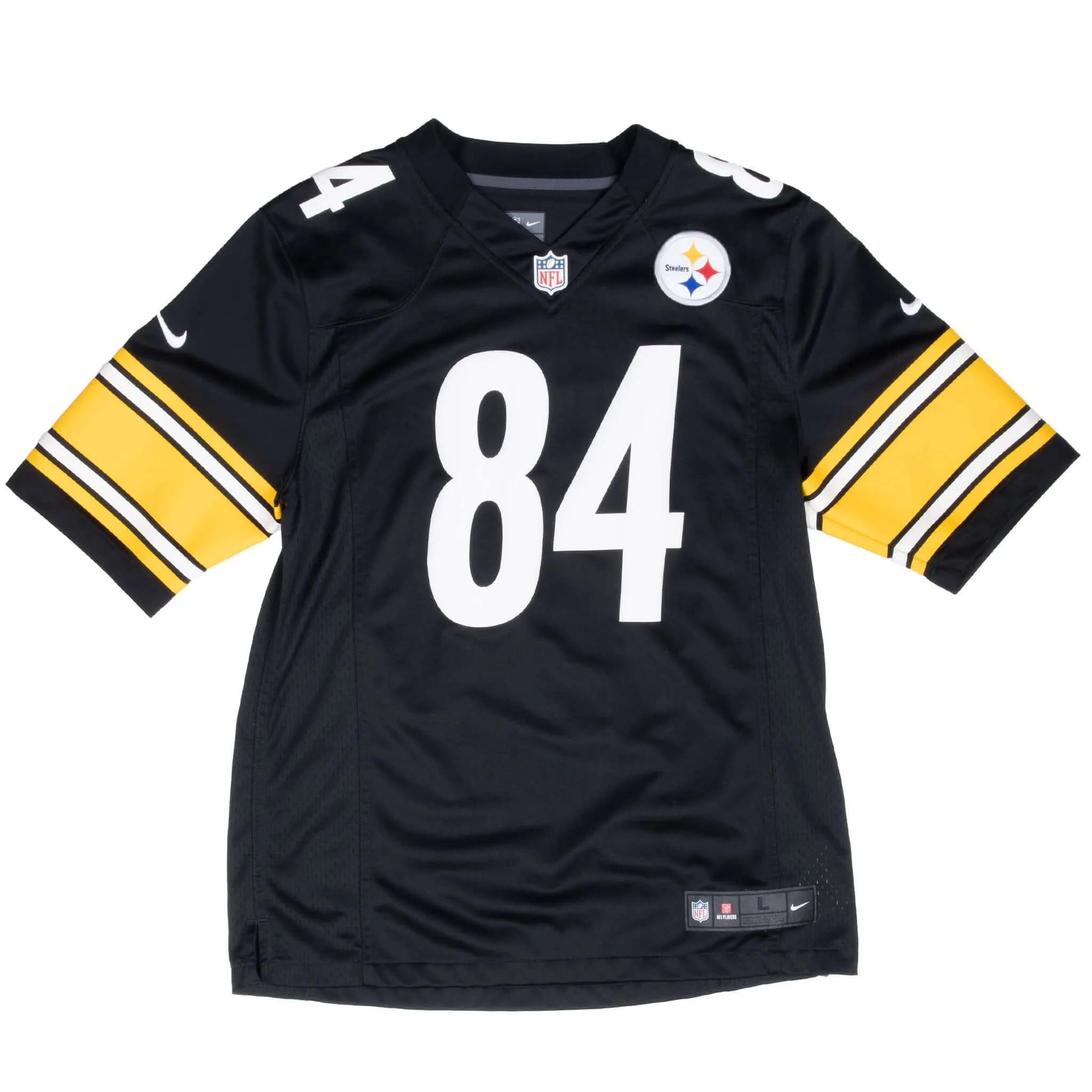 VINTAGE NFL PITTSBURGH STEELERS BROWN #84 NIKE JERSEY 2000S LARGE