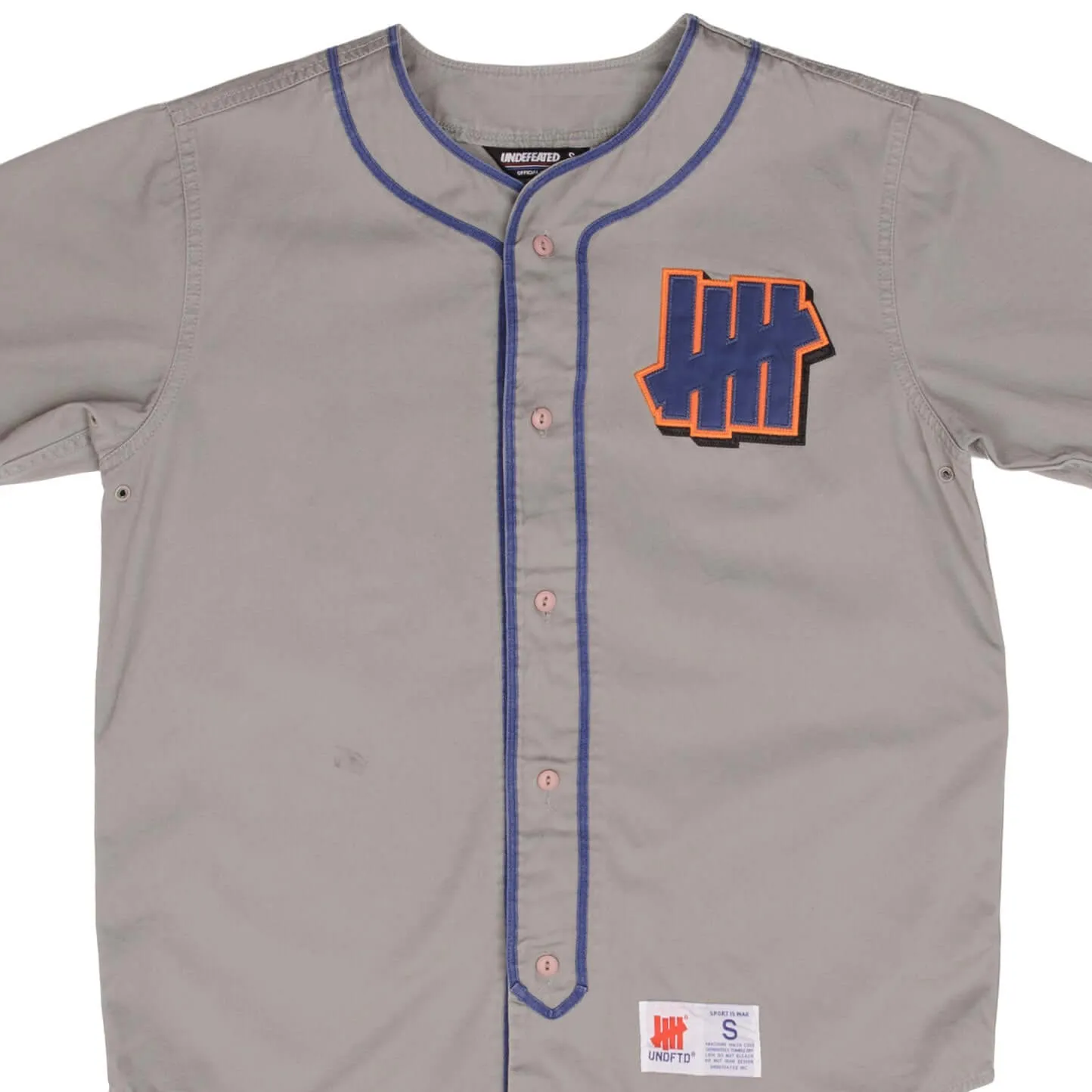 VINTAGE UNDEFEATED HEADHUNTER 2000S BASEBALL JERSEY SIZE SMALL