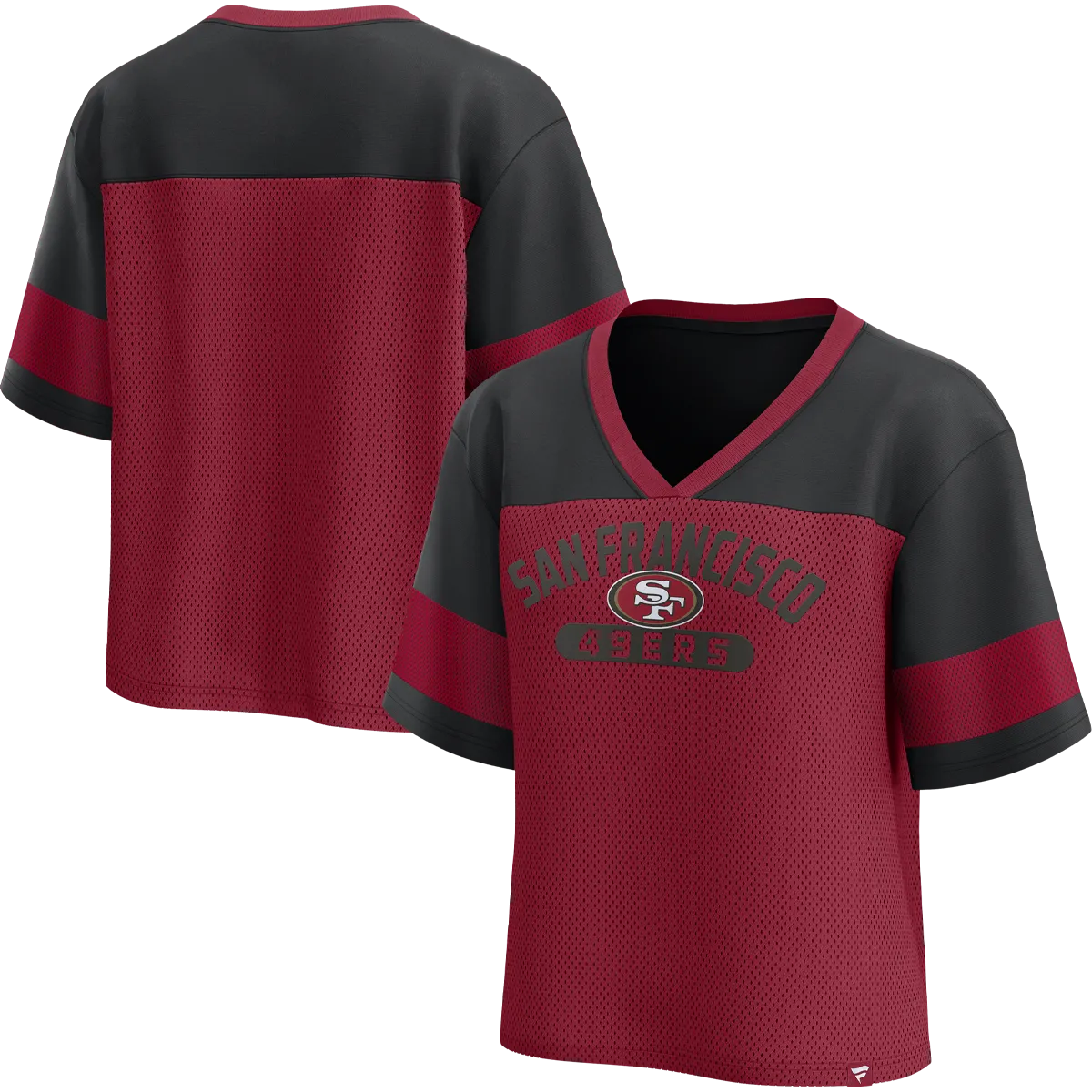 Women's 49ers Homeschool Jersey Poly Short Sleeve