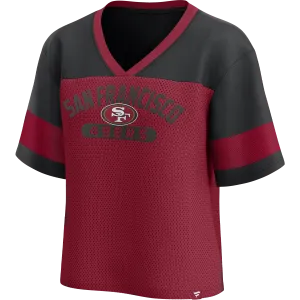 Women's 49ers Homeschool Jersey Poly Short Sleeve