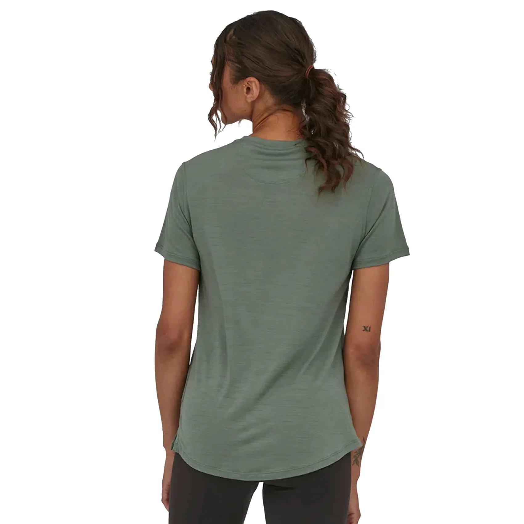 Womens Patagonia Capilene Cool Merino Graphic Shirt