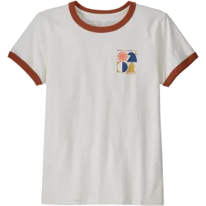 Women's Spirited Seasons Organic Ringer Tee
