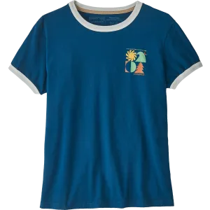 Women's Spirited Seasons Organic Ringer Tee